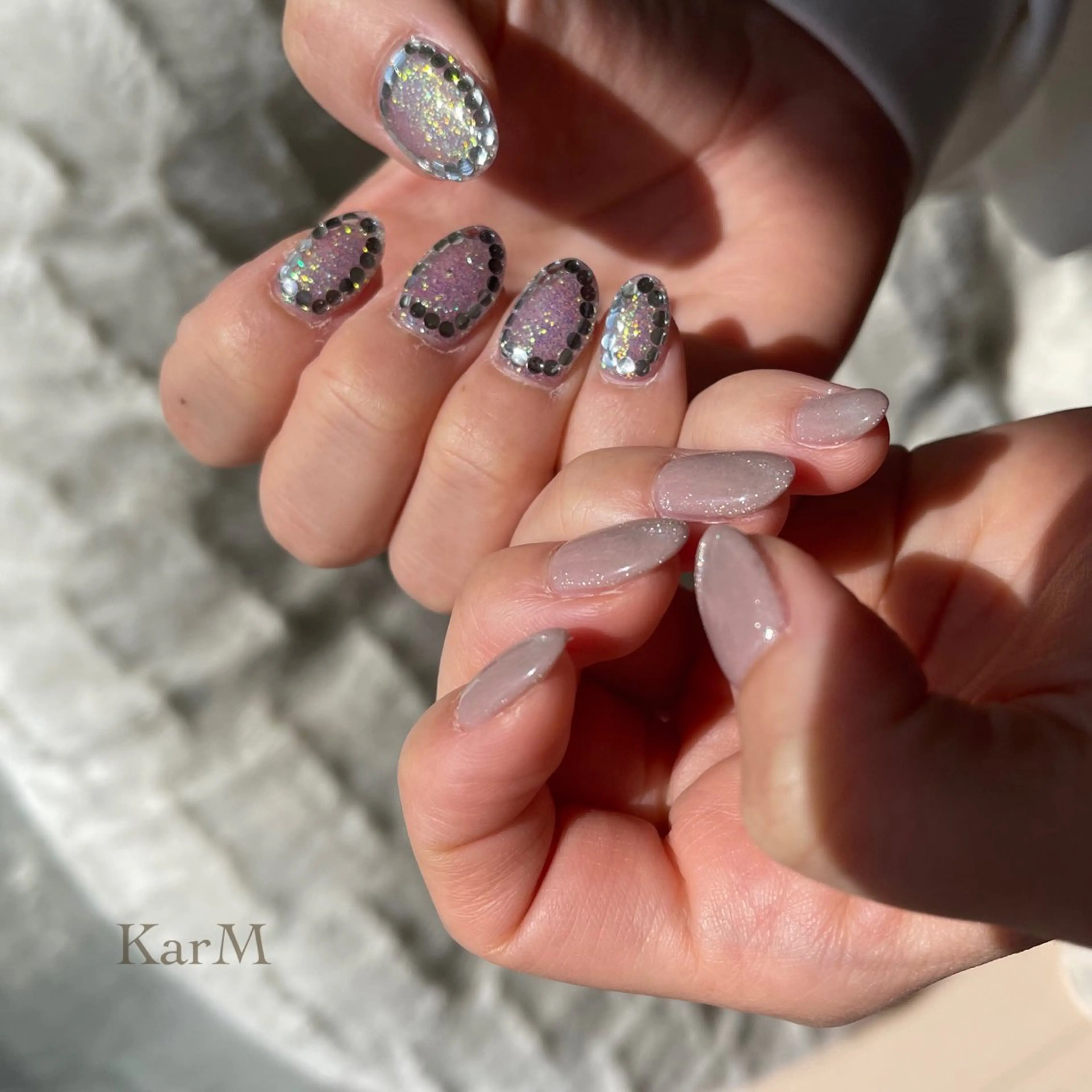 ネイル アートネイル オーロラネイル チークネイル フットネイル フレンチネイル ハンドネイル ogino karinのネイルデザイン