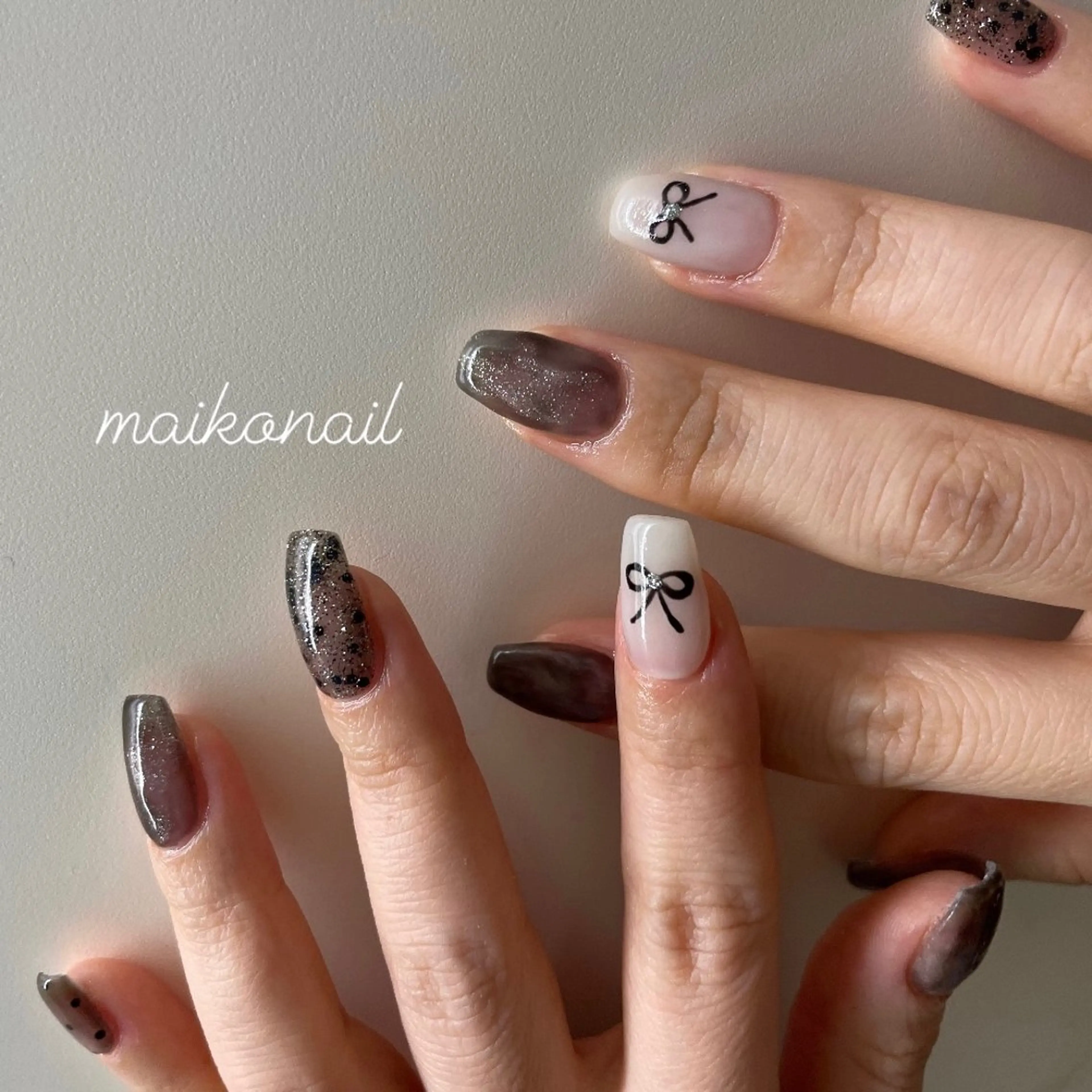 ネイル ハンドネイル 【淡色color/ nail】maikoのネイルデザイン