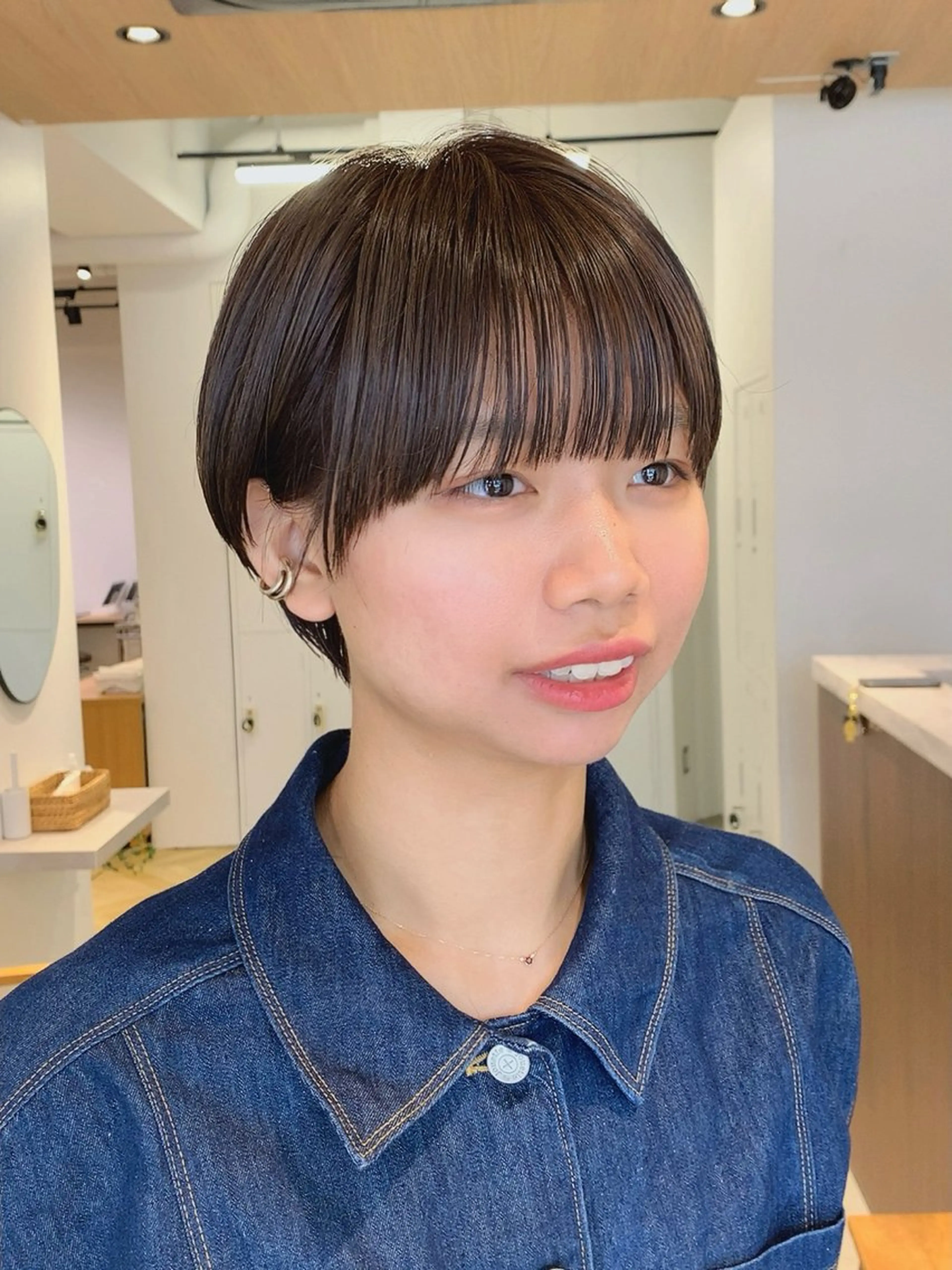 ショート カラー カット ヘアカラー トリートメント ボブ/大人ヘア k-two濱田のヘアスタイル