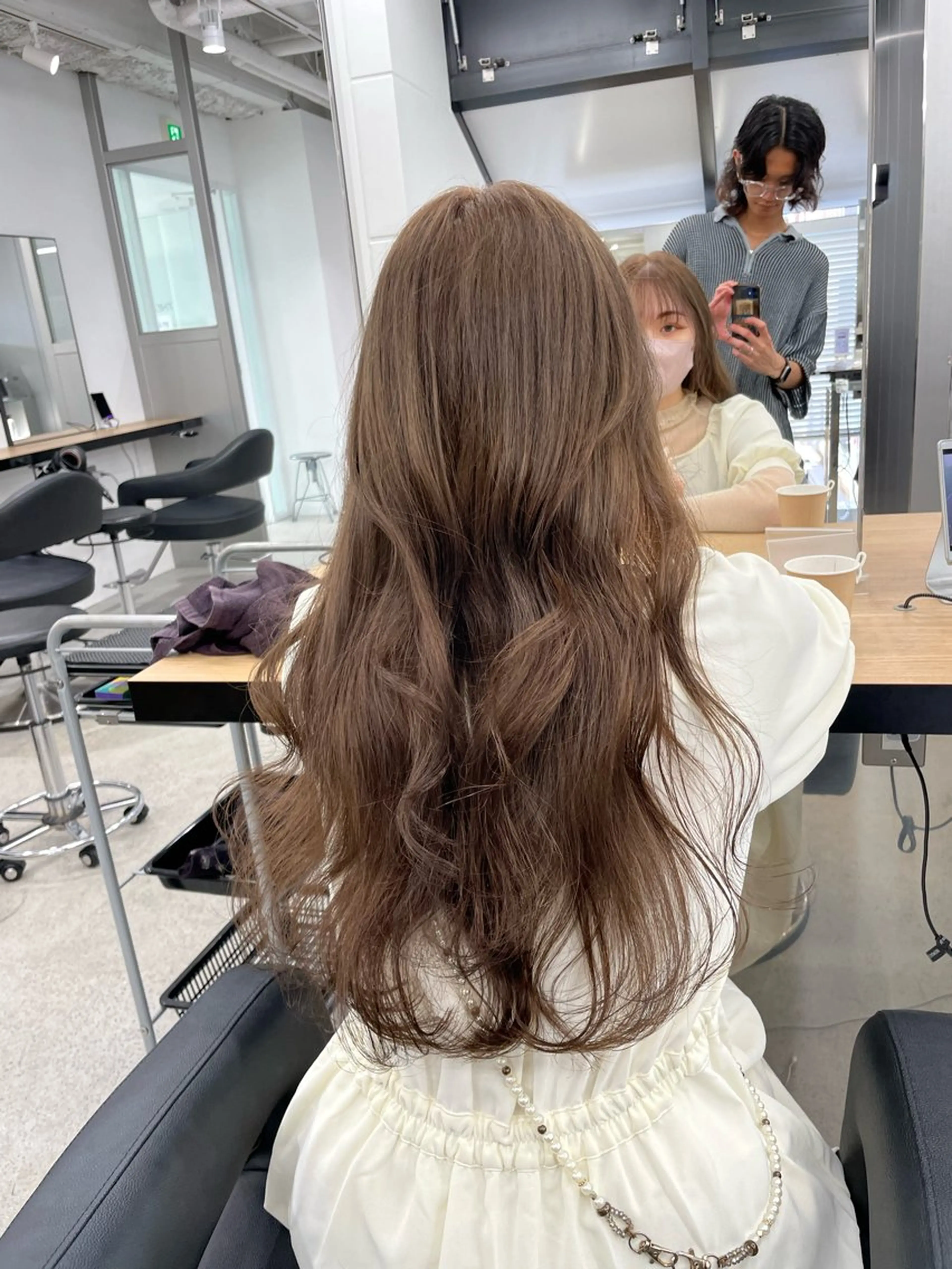 ロング 💍大人デザイン /ハイトーン♡リクトのヘアスタイル