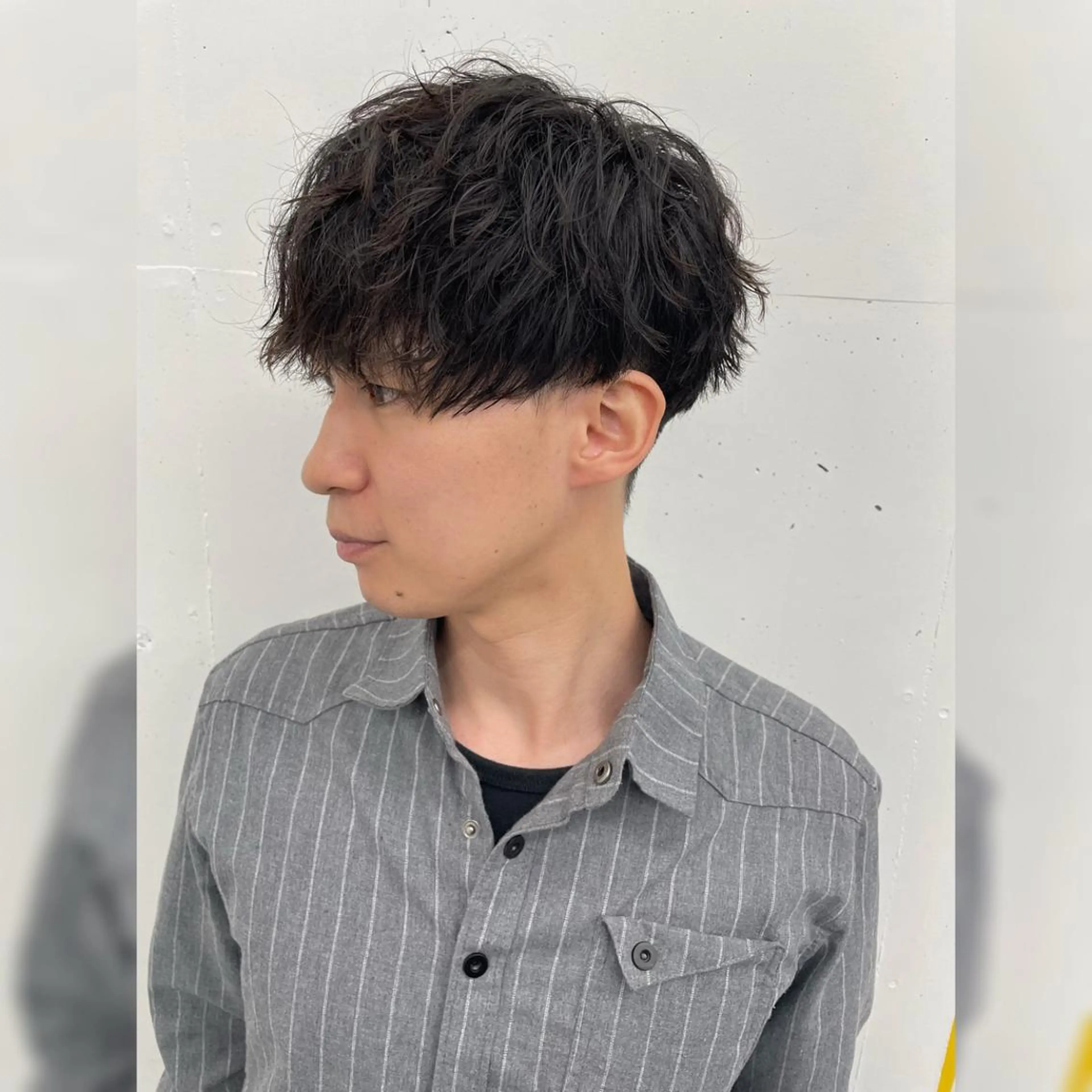ショート カラー パーマ ヘアアレンジ メンズ キッズ ネイル マツエク・マツパ アイブロウ マッシュ メンズパーマ メンズツイストパーマ ツイストスパイラルパーマ 波巻きパーマ Ali'i men's salon所属・パーマ、カラー特化 園田翔大のヘアスタイル