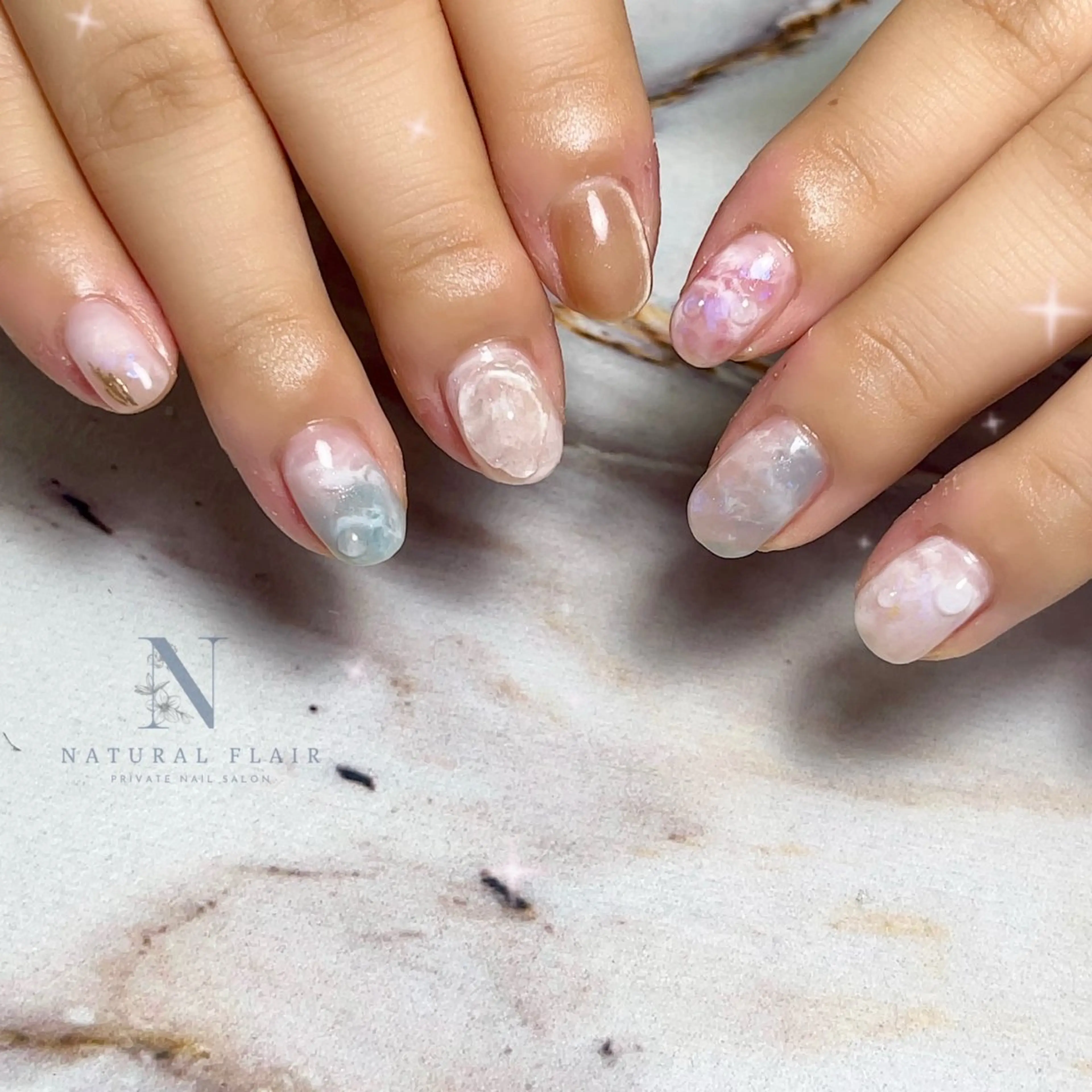 ネイル ハンドネイル natural flairのネイルデザイン