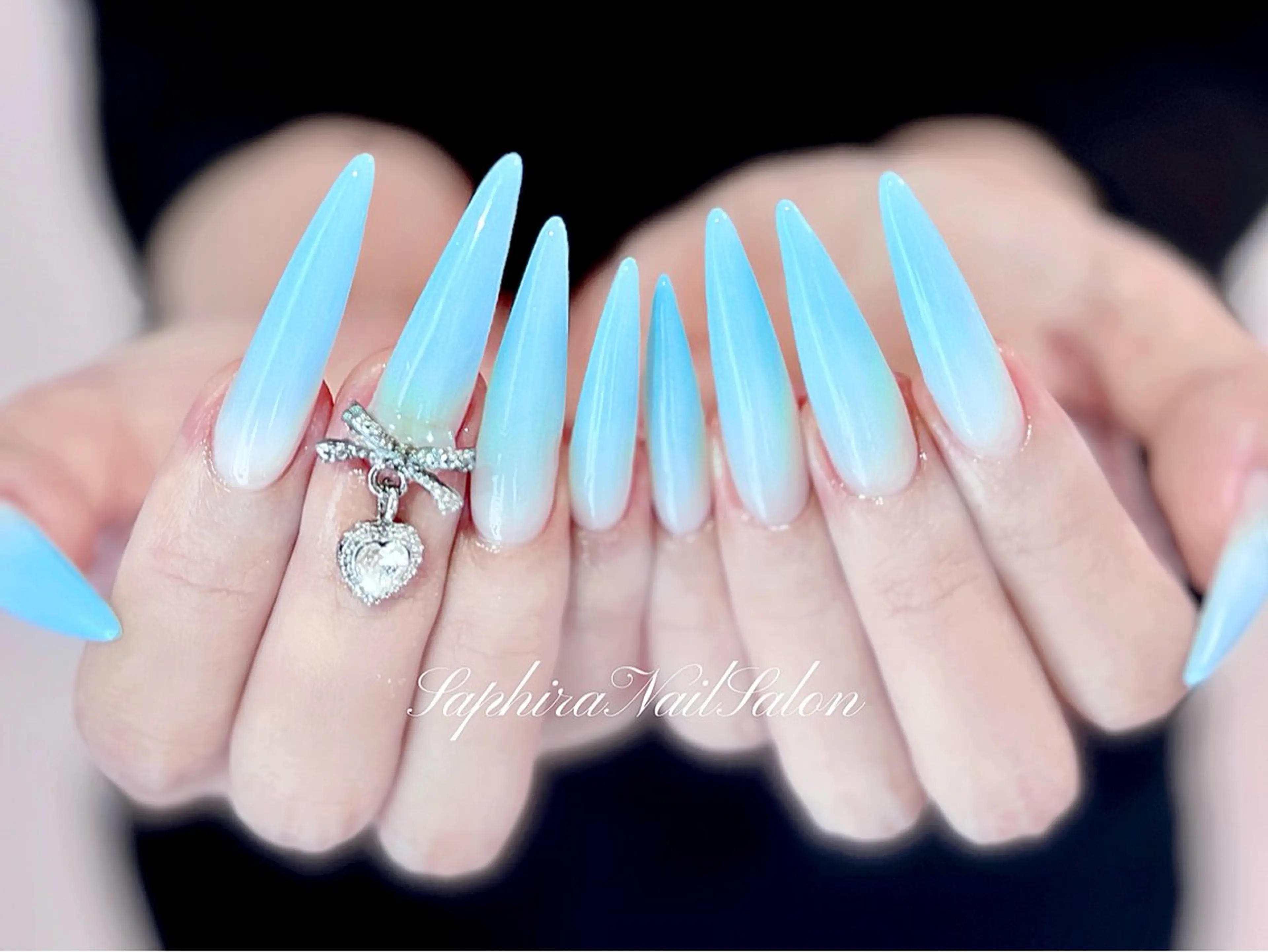 カラー ハンドネイル Saphiraネイル サロン錦糸町のネイルデザイン