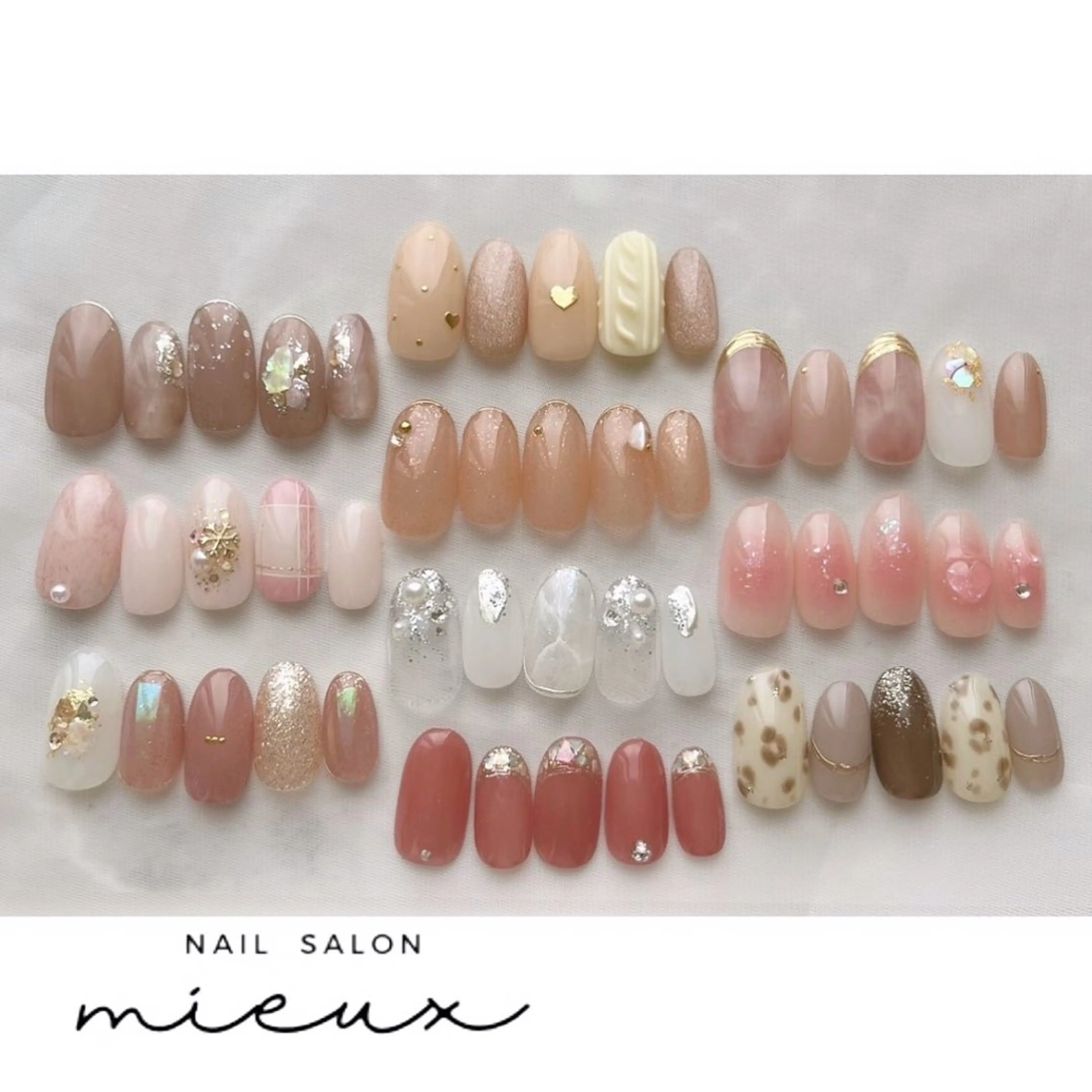 ネイル ハンドネイル mieux ariiiのネイルデザイン