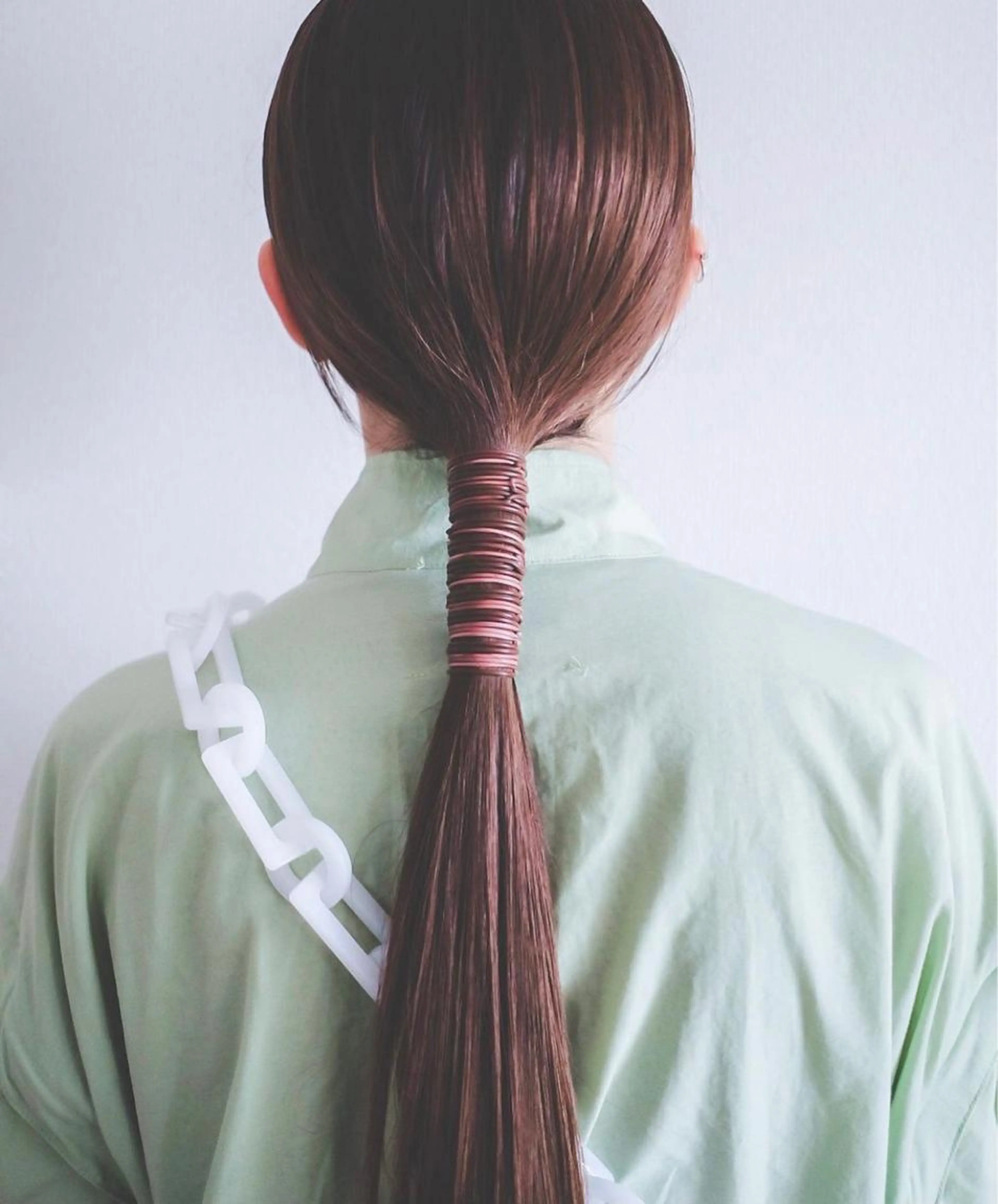 cut × straight perm × treatmentの写真