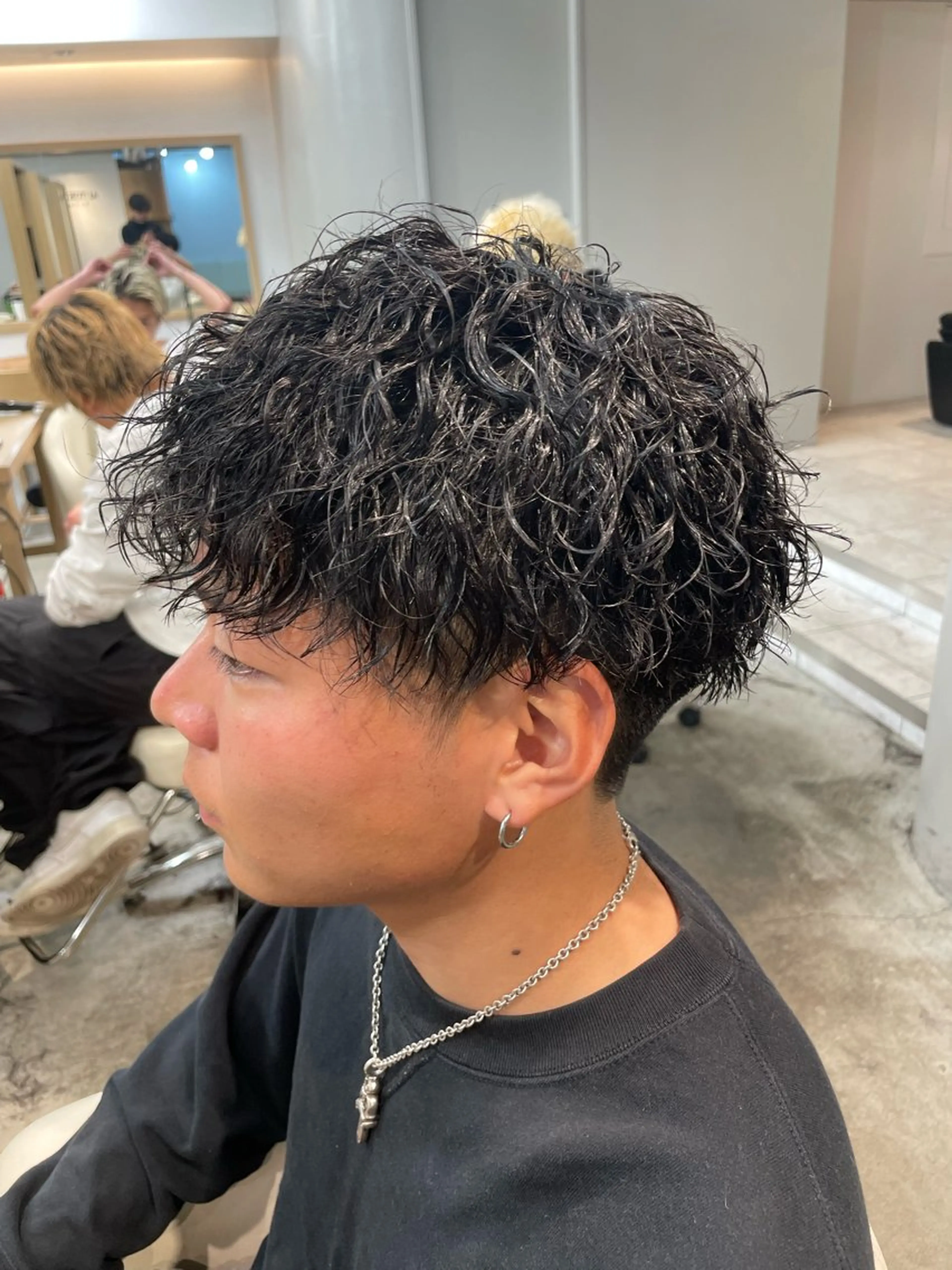 パーマ メンズ パーマ ニュアンス王子 🥀𓈒のヘアスタイル