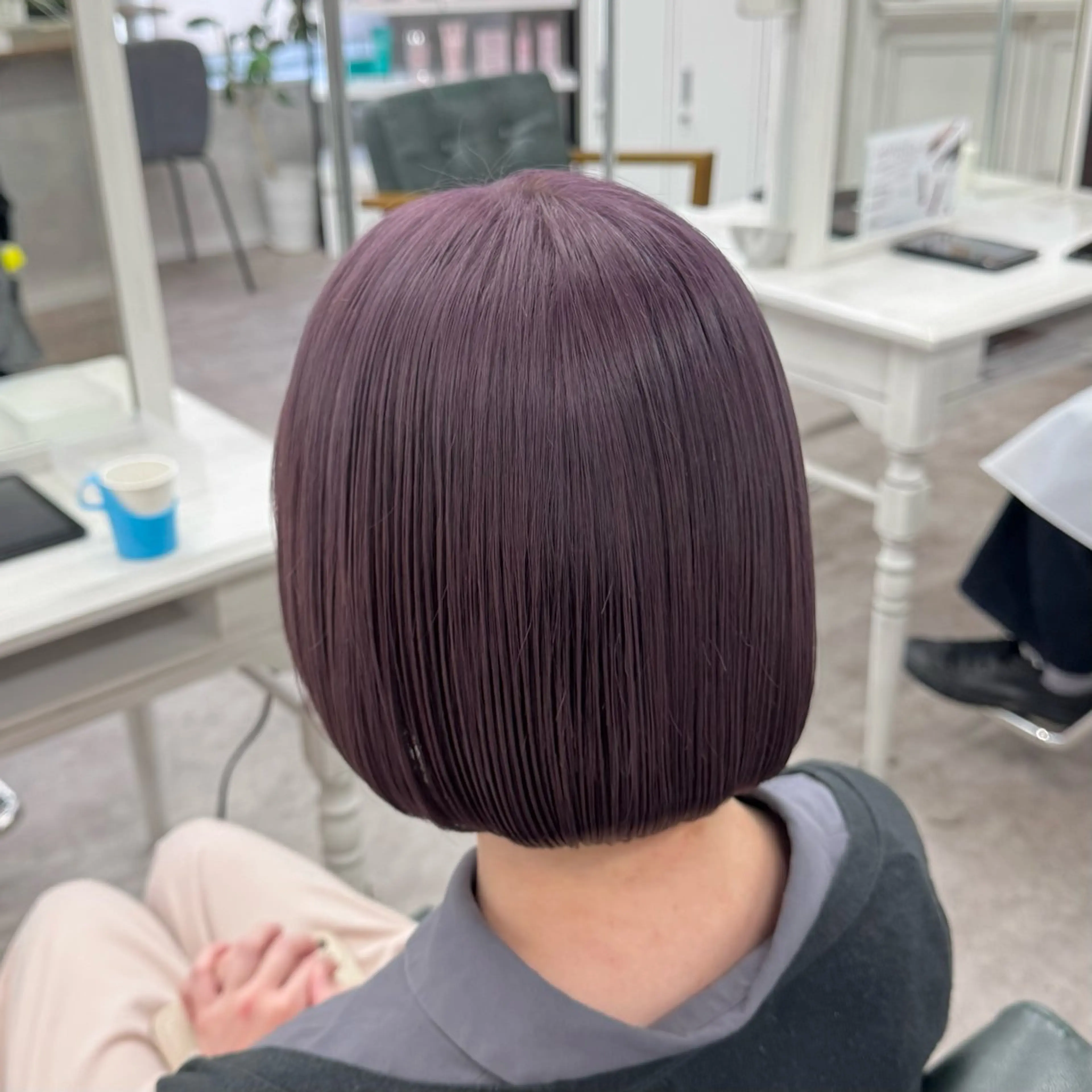 ショート カラー カット ヘアカラー JUNSHIN🦋 ヘアセット／カラーのヘアスタイル