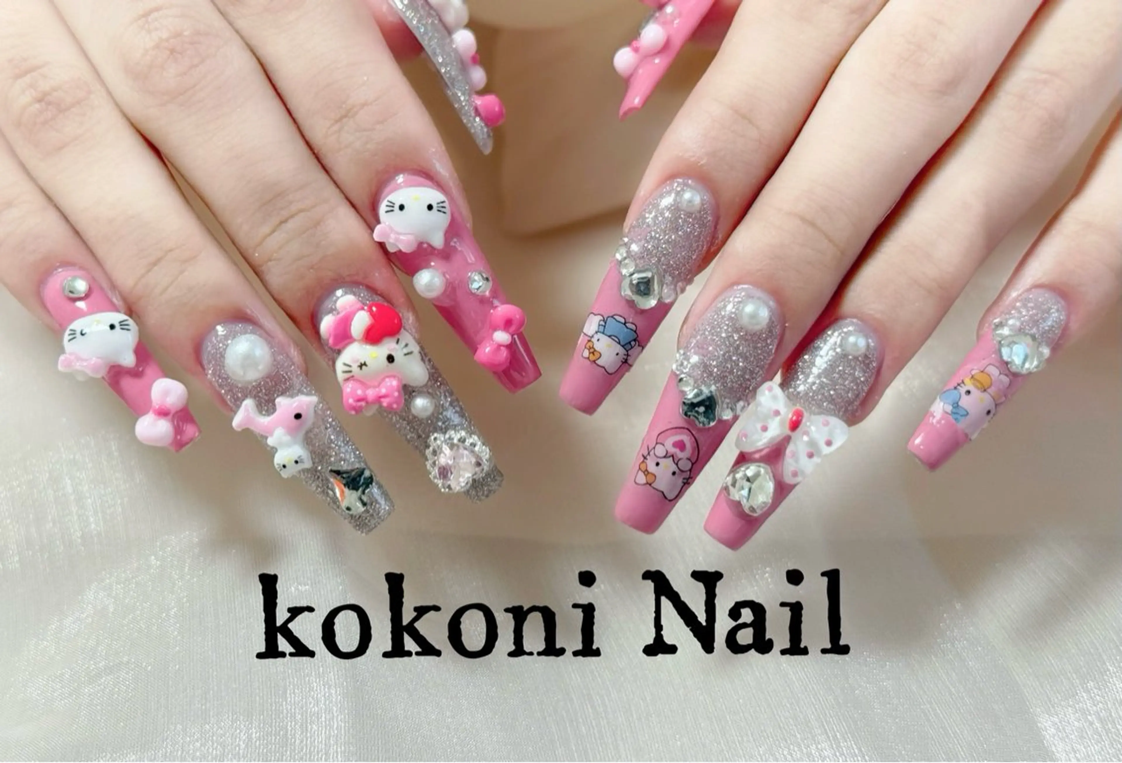 ネイル ハンドネイル ここに ネイルサロンのネイルデザイン