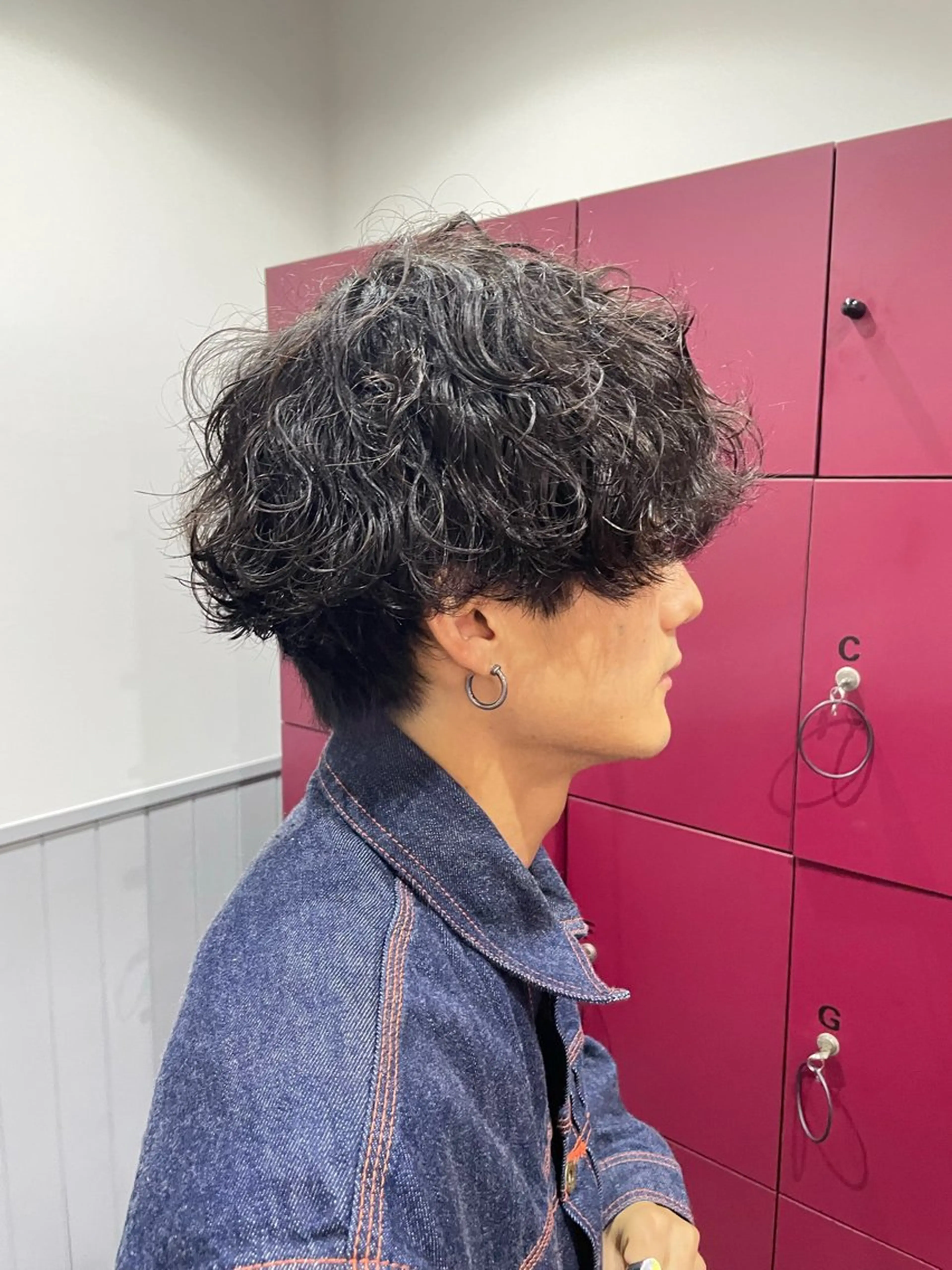 パーマ メンズ メンズパーマ 稲垣 熙のヘアスタイル