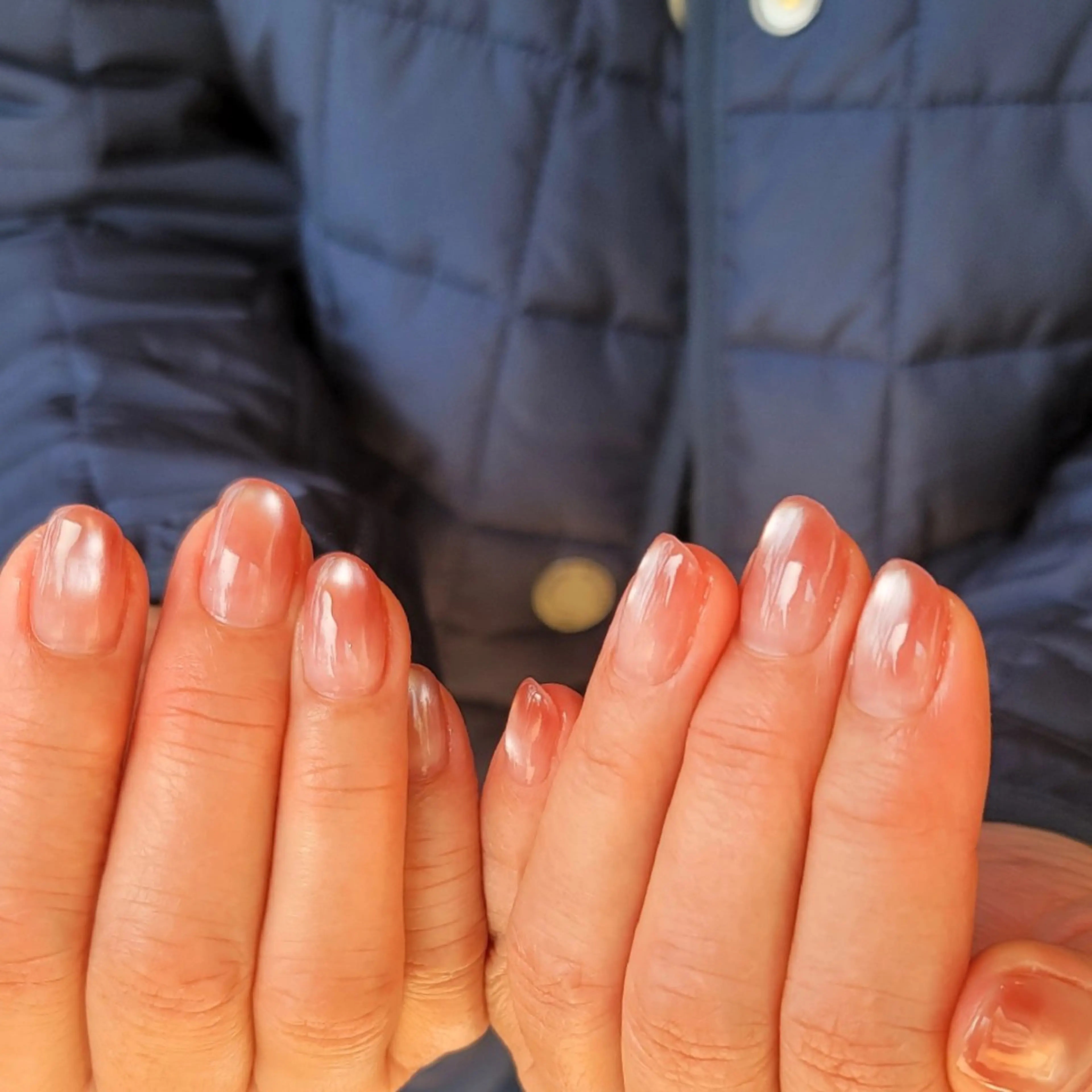 ネイル マグネットネイル 🌲🌳🚪iiit o🌲🌳🌲のネイルデザイン