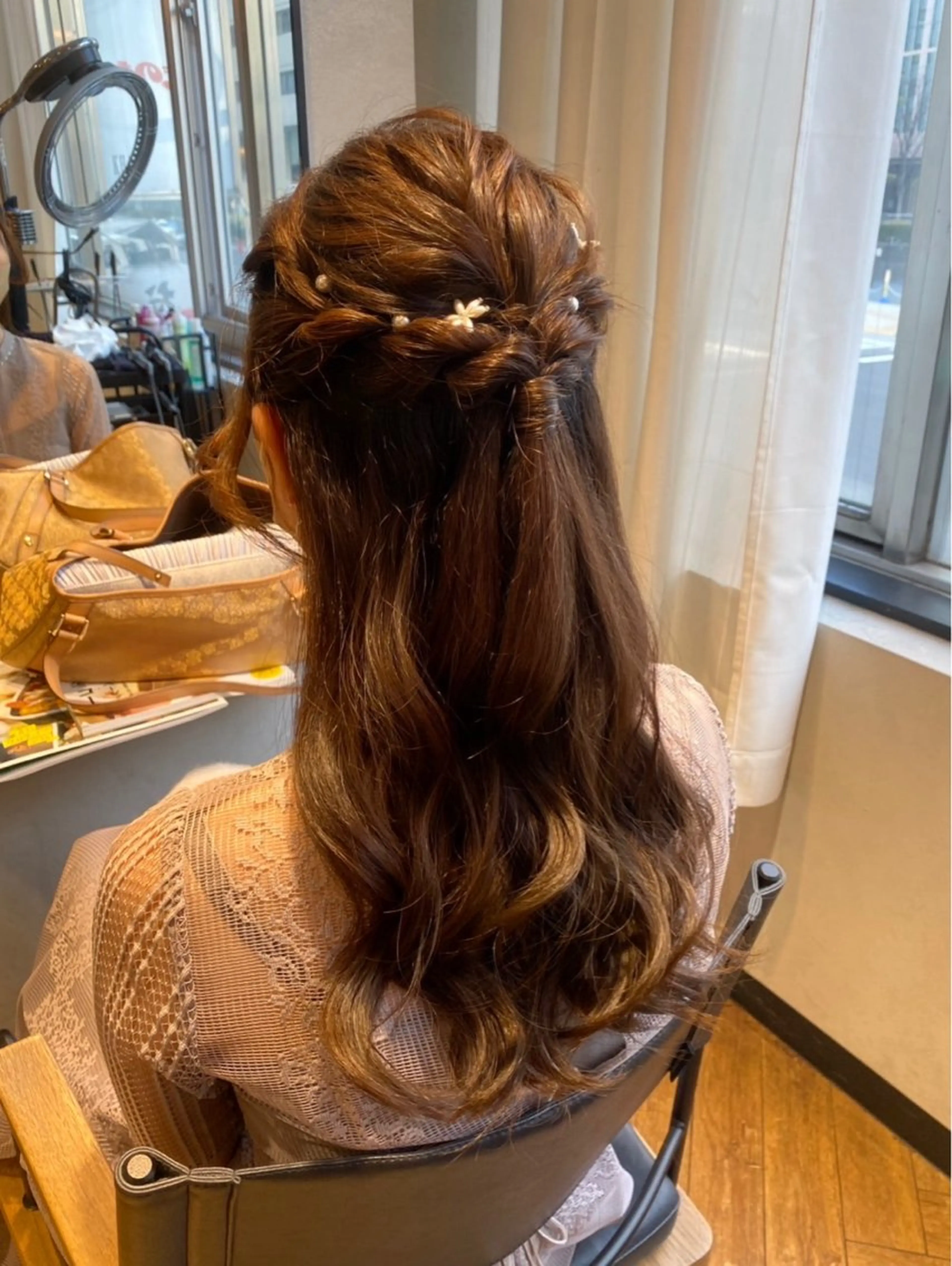 ロング 袋瀬 玲奈のヘアスタイル