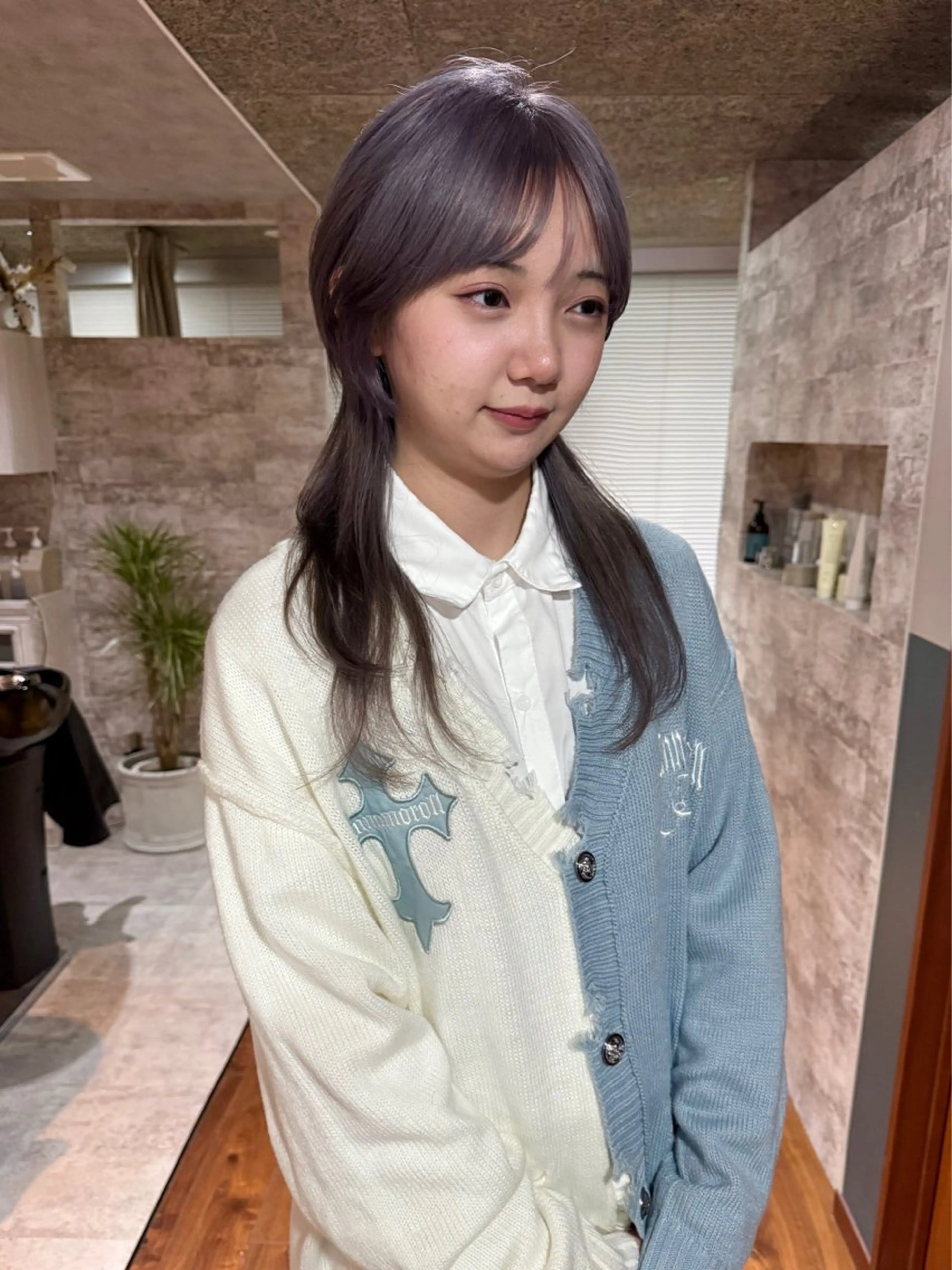 セミロング カラー カット ヘアカラー トリートメント mai / linoah˚✧のヘアスタイル