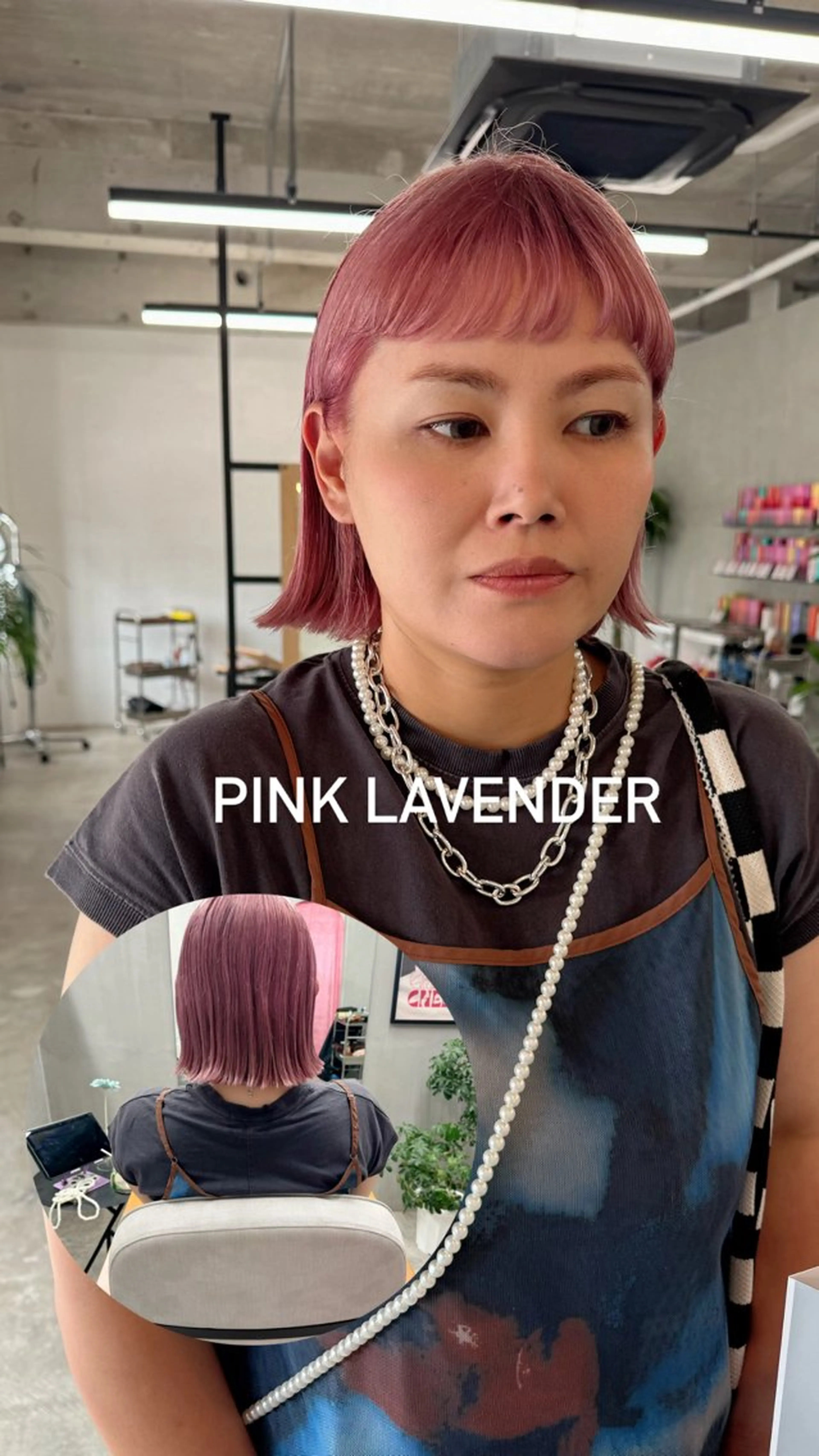 ショート ヘアカラー トリートメント 艶カラー🫧 MOMOYOのヘアスタイル