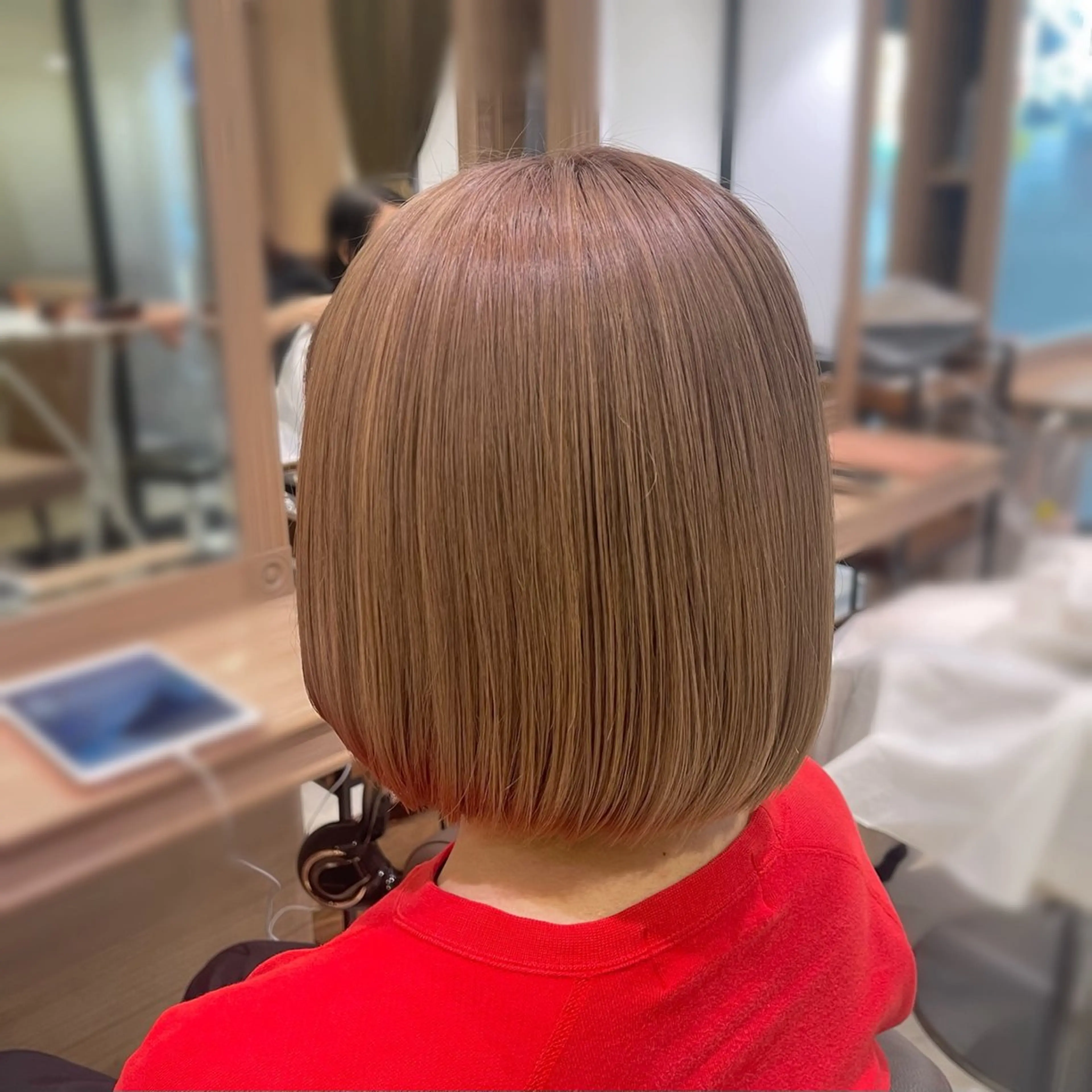 ショート カラー ヘアカラー トリートメント Color🩵 みゆう/インナーのヘアスタイル