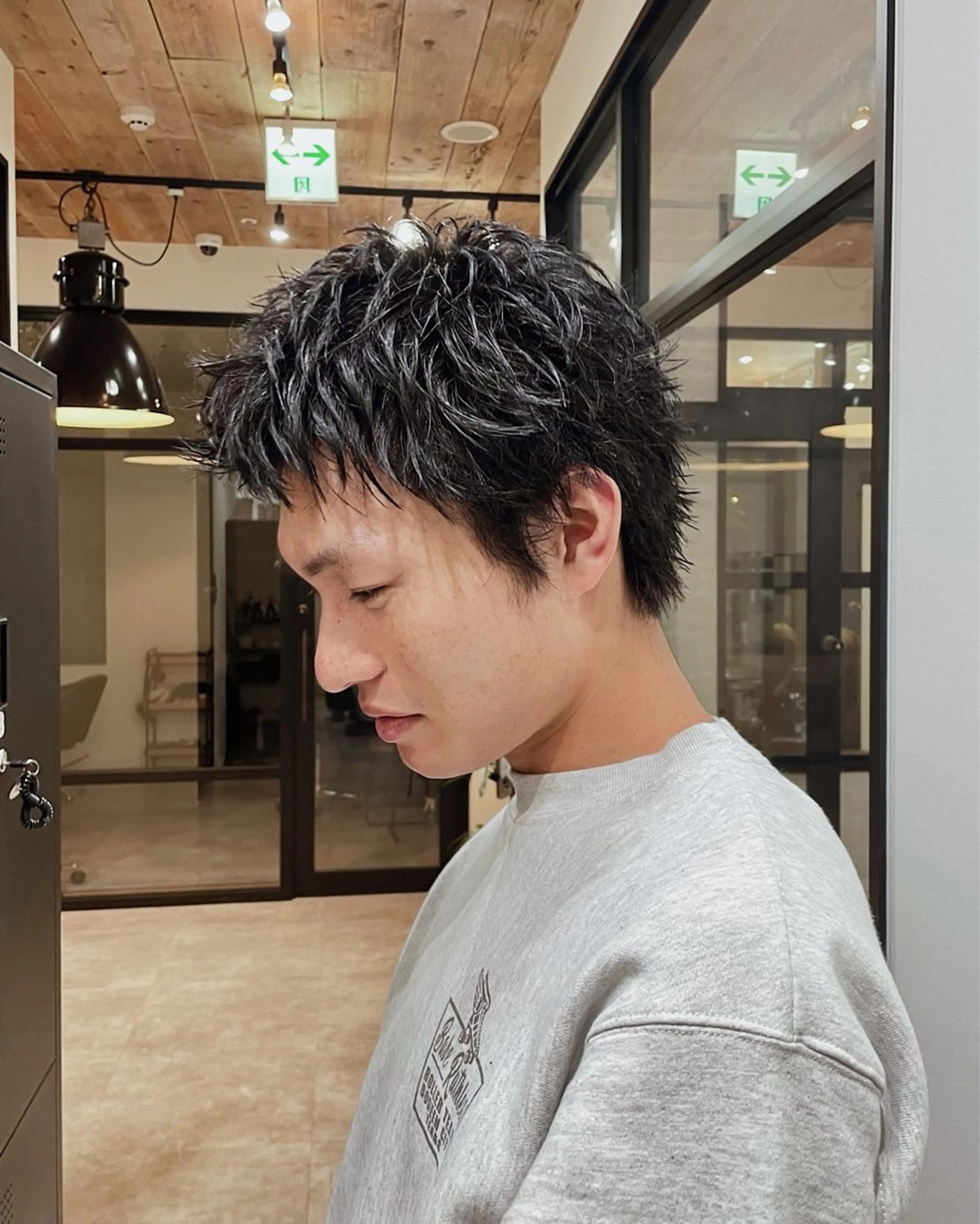 ショート メンズ メンズパーマ 刈り上げ ショートヘア カット ヘアセット メンズ特化 /KAKERUのヘアスタイル