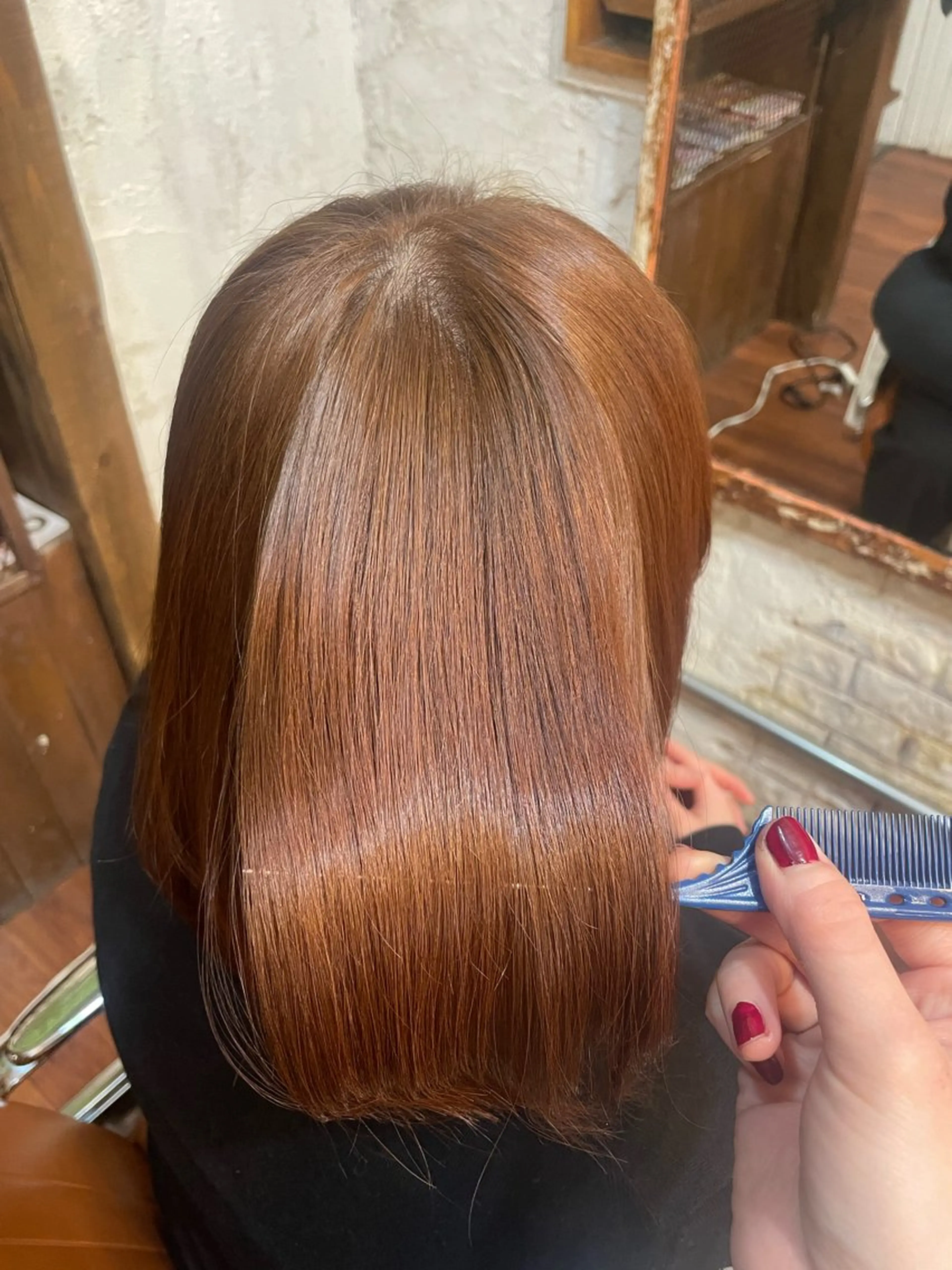 ミディアム 白髪ケア  BAUM まやのヘアスタイル