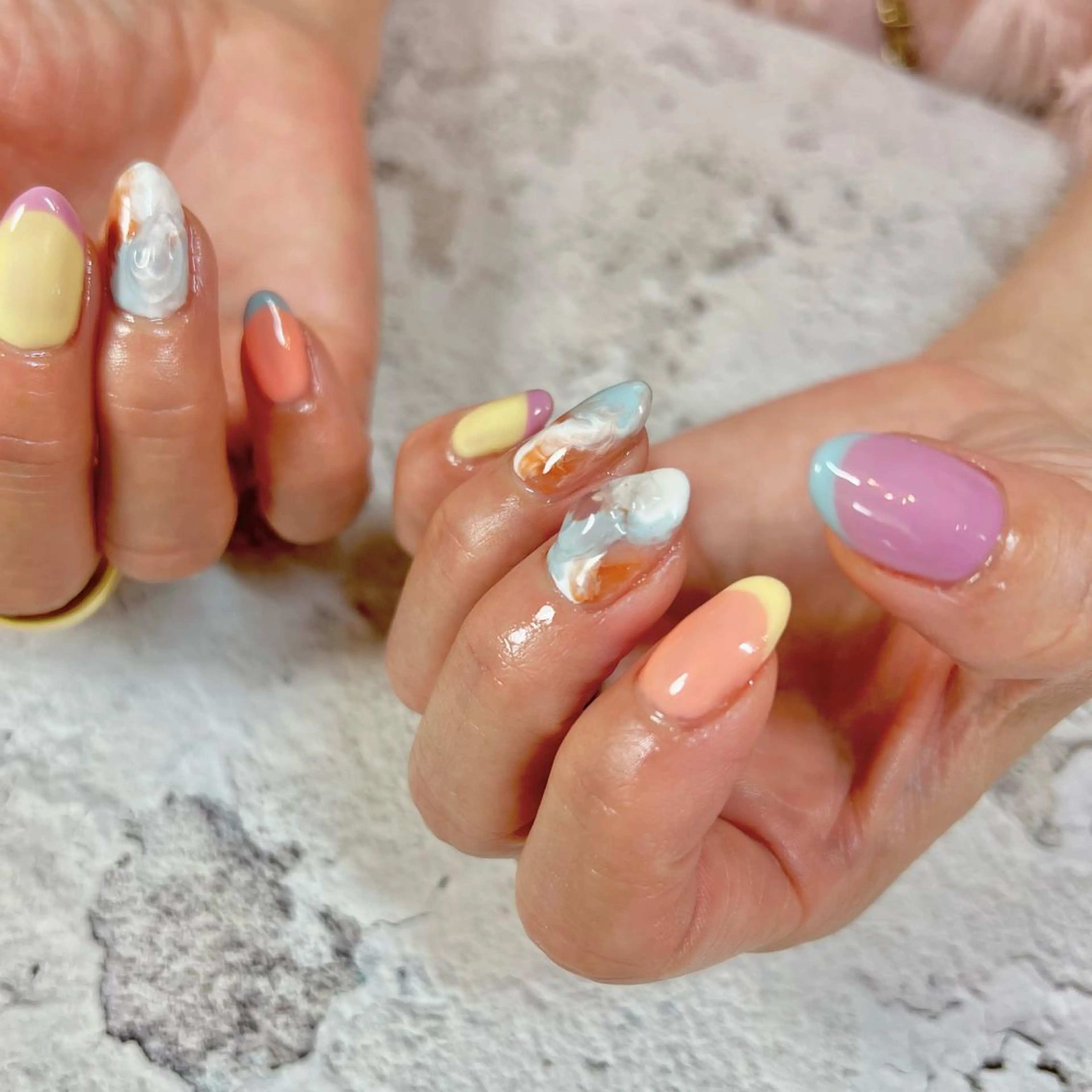 ネイル パステルネイル Nail Salon&School REPLENDA所属・REPLENDA/ azusa(石井梓)のネイルデザイン