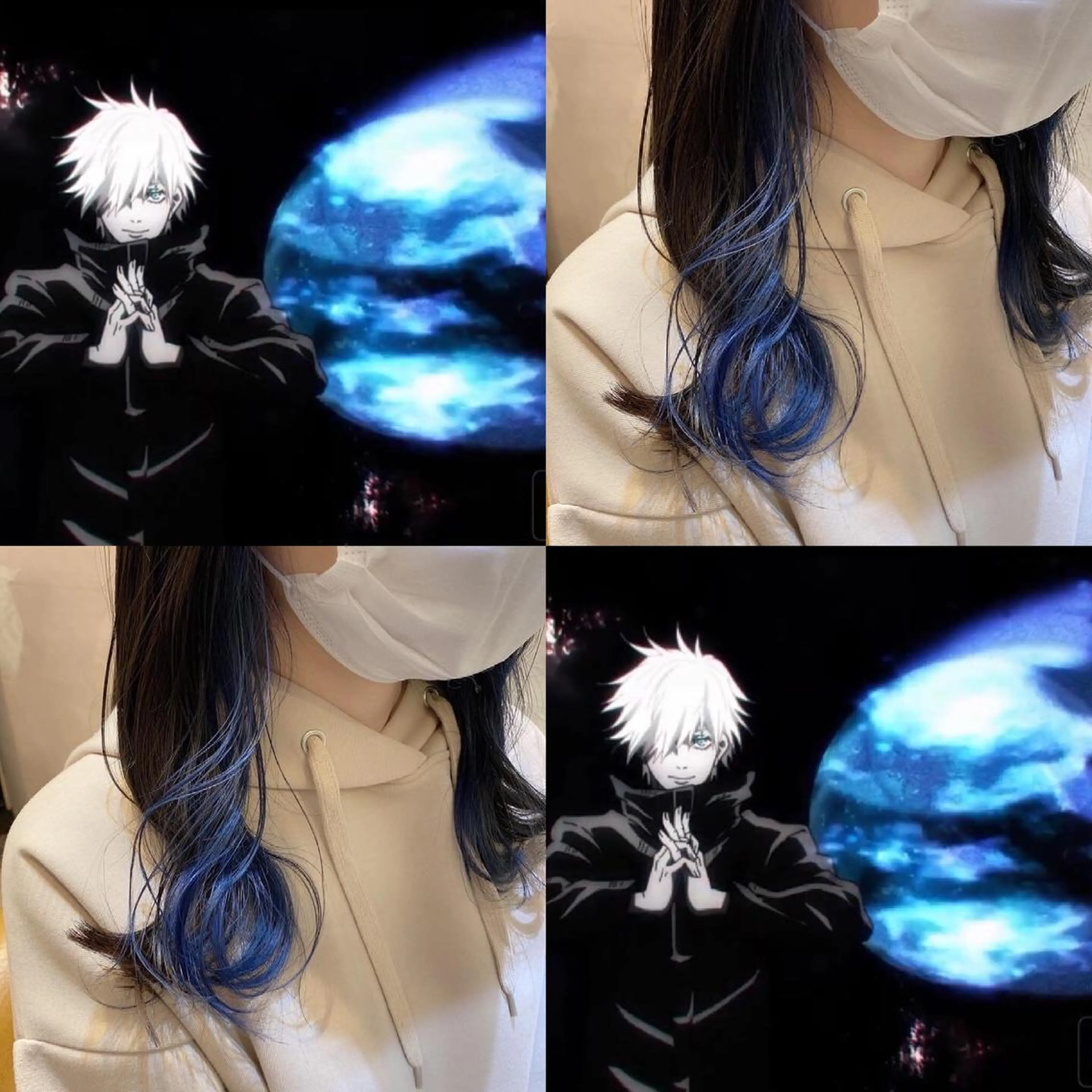 ミディアム ヘアカラー トリートメント ブリーチなしダブル カラー縮毛矯正 下野のヘアスタイル