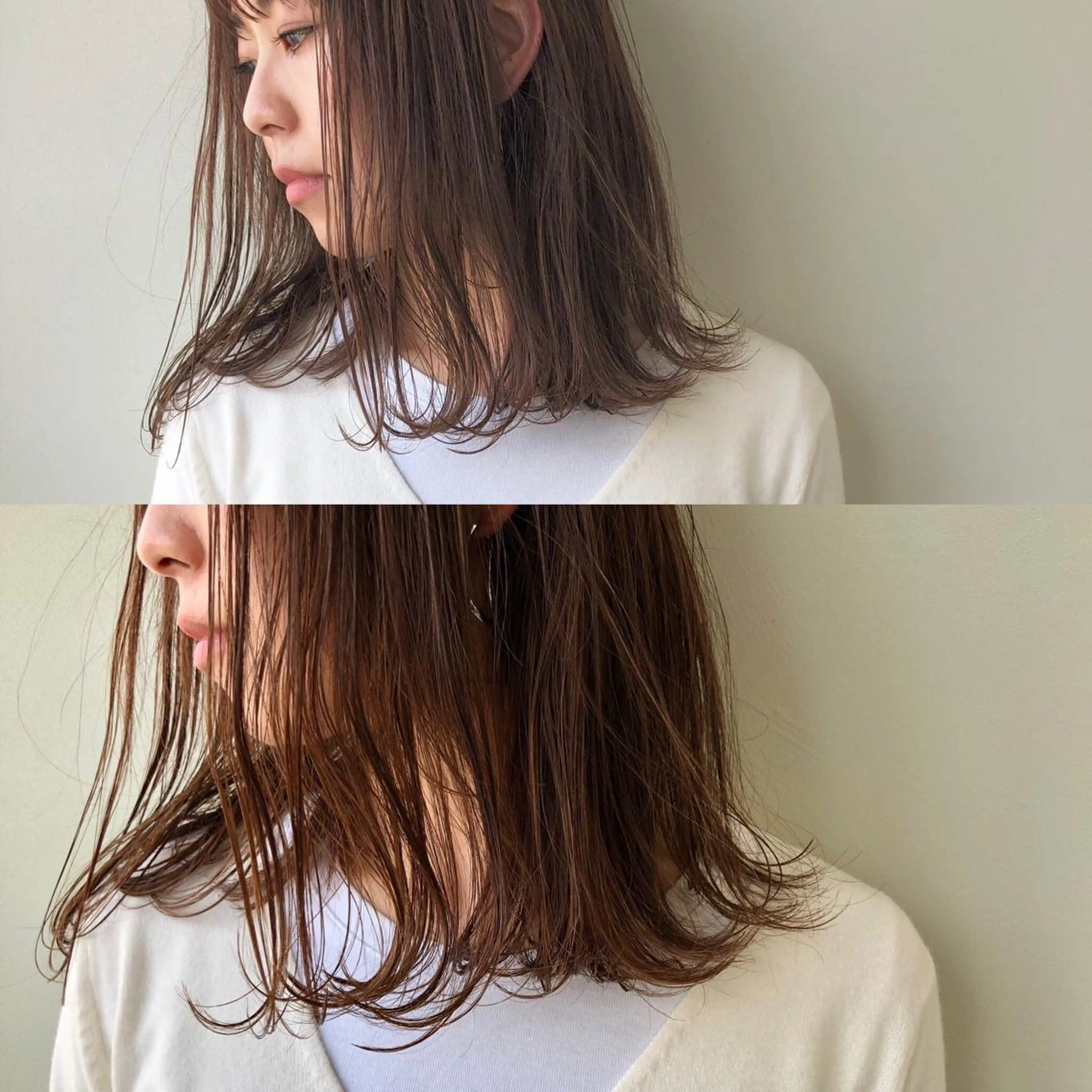 ミディアム ハイライト ヘアカラー トリートメント 小澤大輔 YOLO hairのヘアスタイル