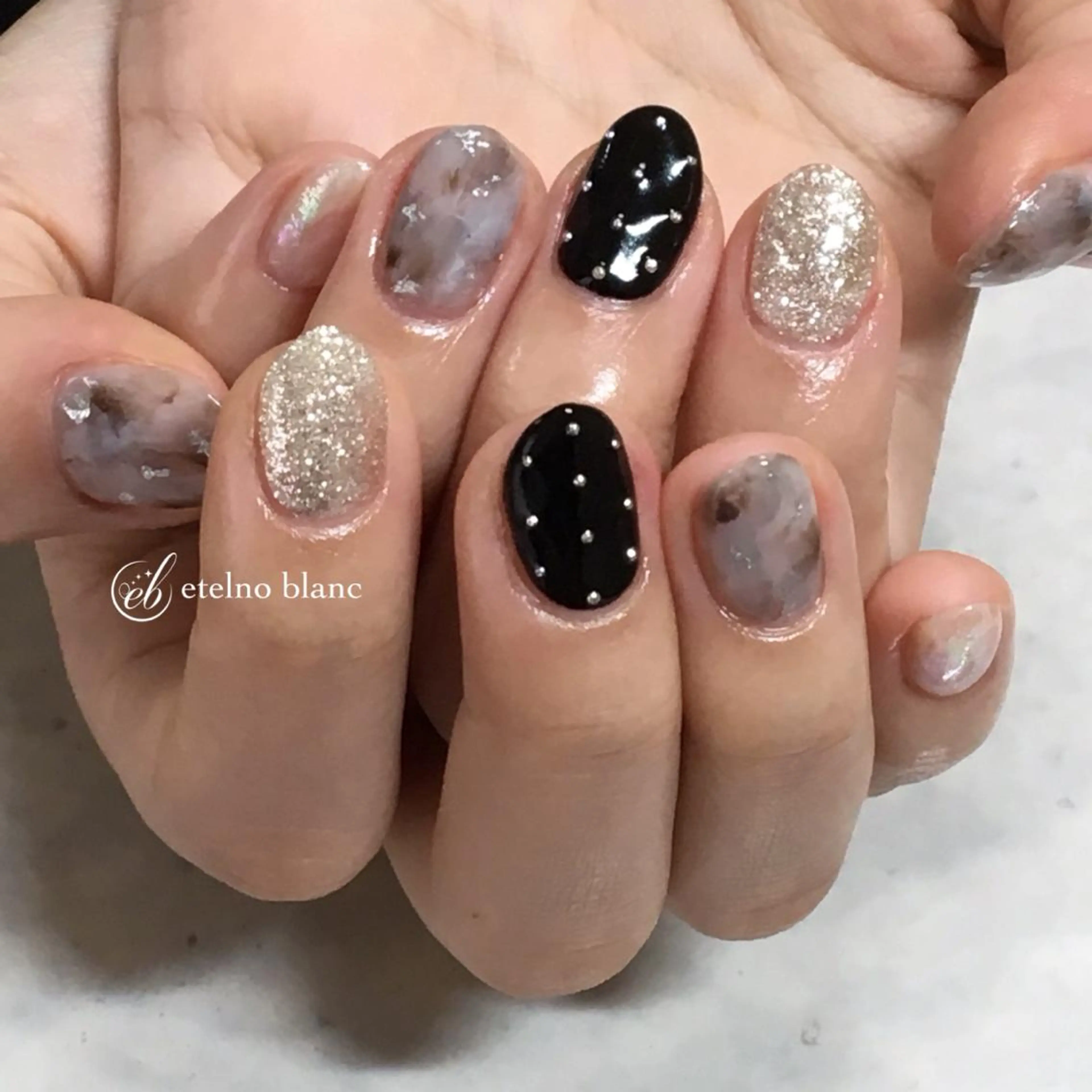 ネイル etelno blanc中目黒のネイルデザイン