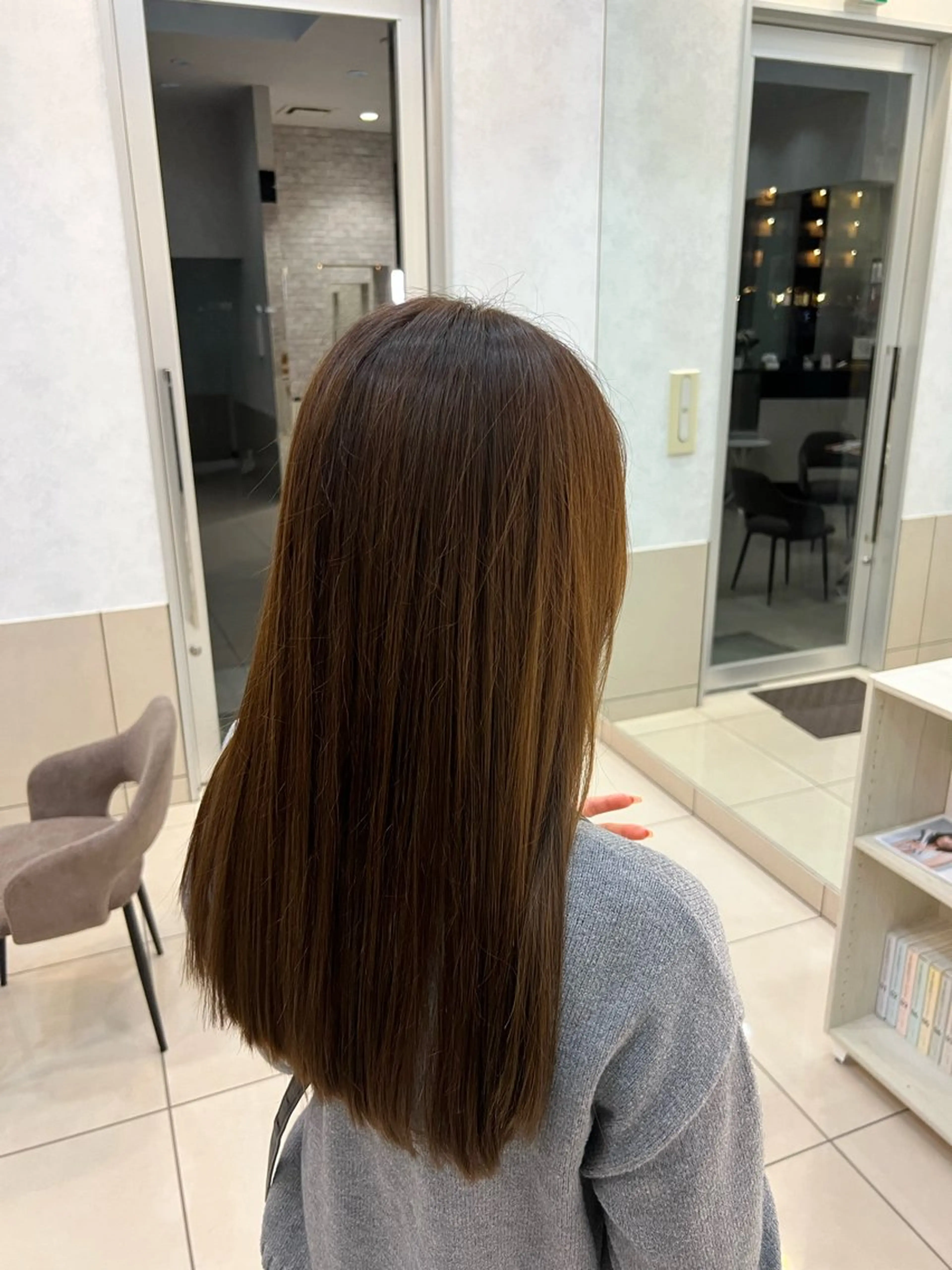 ロング カット ヘアカラー トリートメント TABOO.i 早野太郎のヘアスタイル