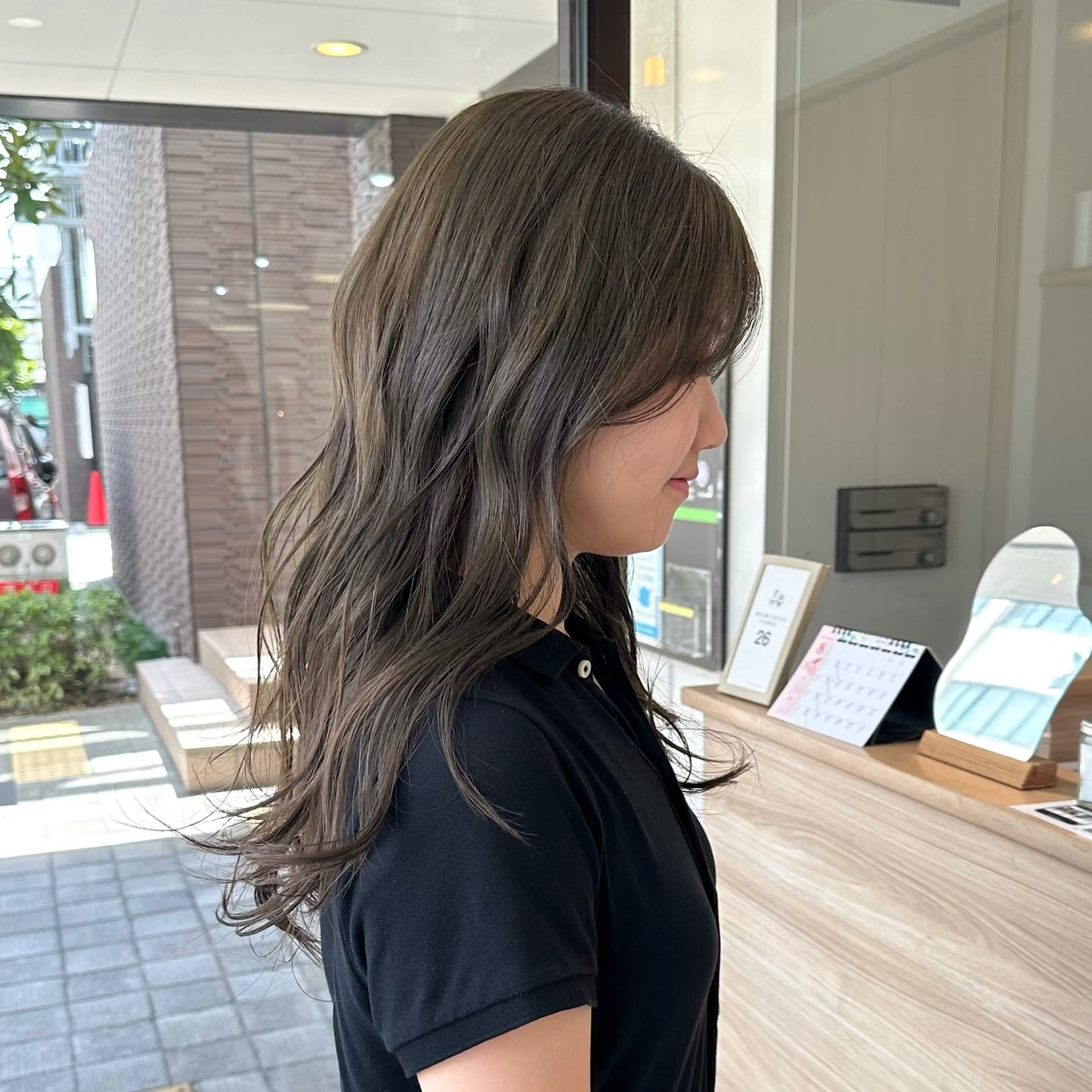 ロング カラー ヘアカラー GIFT所属・橋本叶夢/ ショートヘア/パーマのヘアスタイル