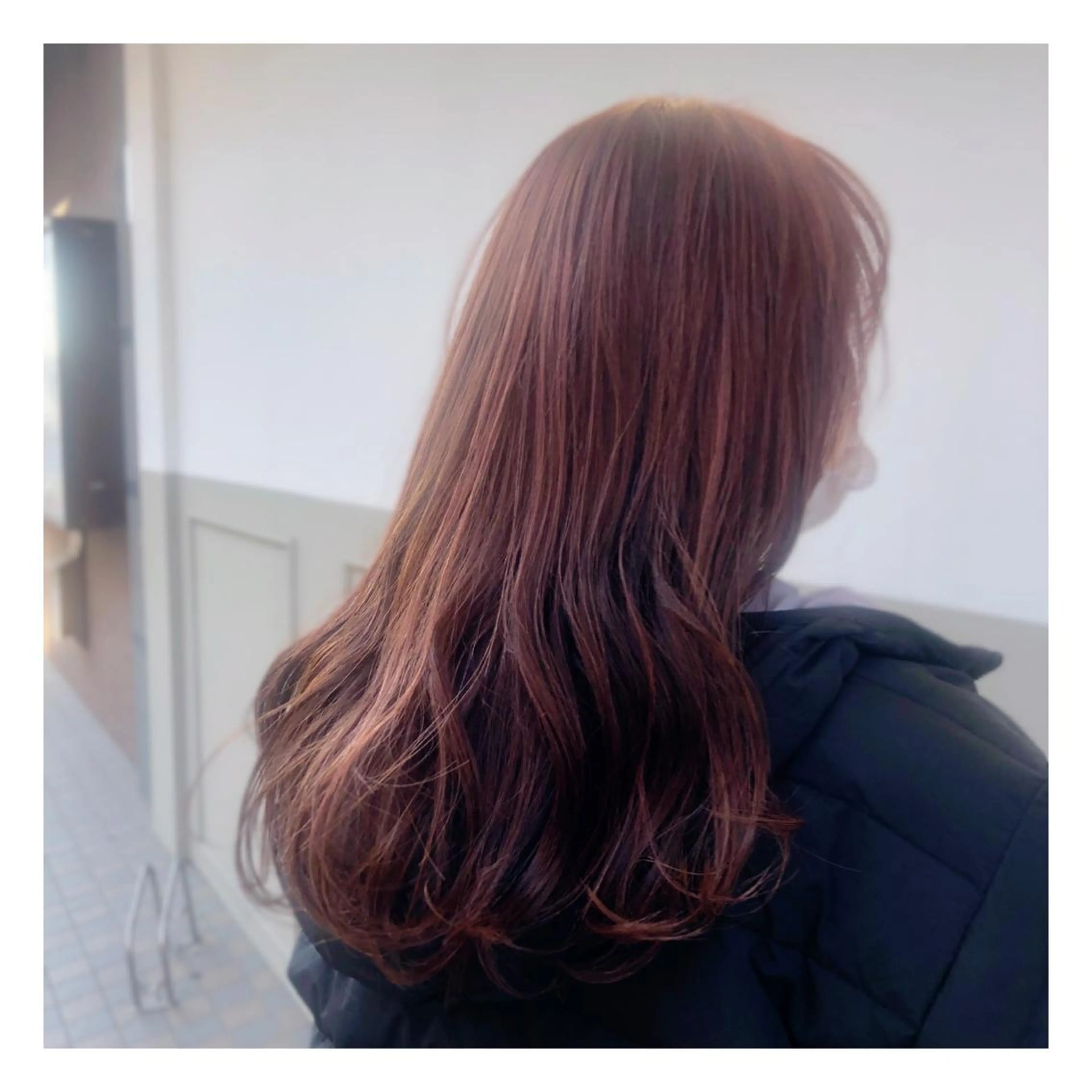 ロング カラー ピンクカラー THE BALM🤎 沖田のマツエク・マツパデザイン