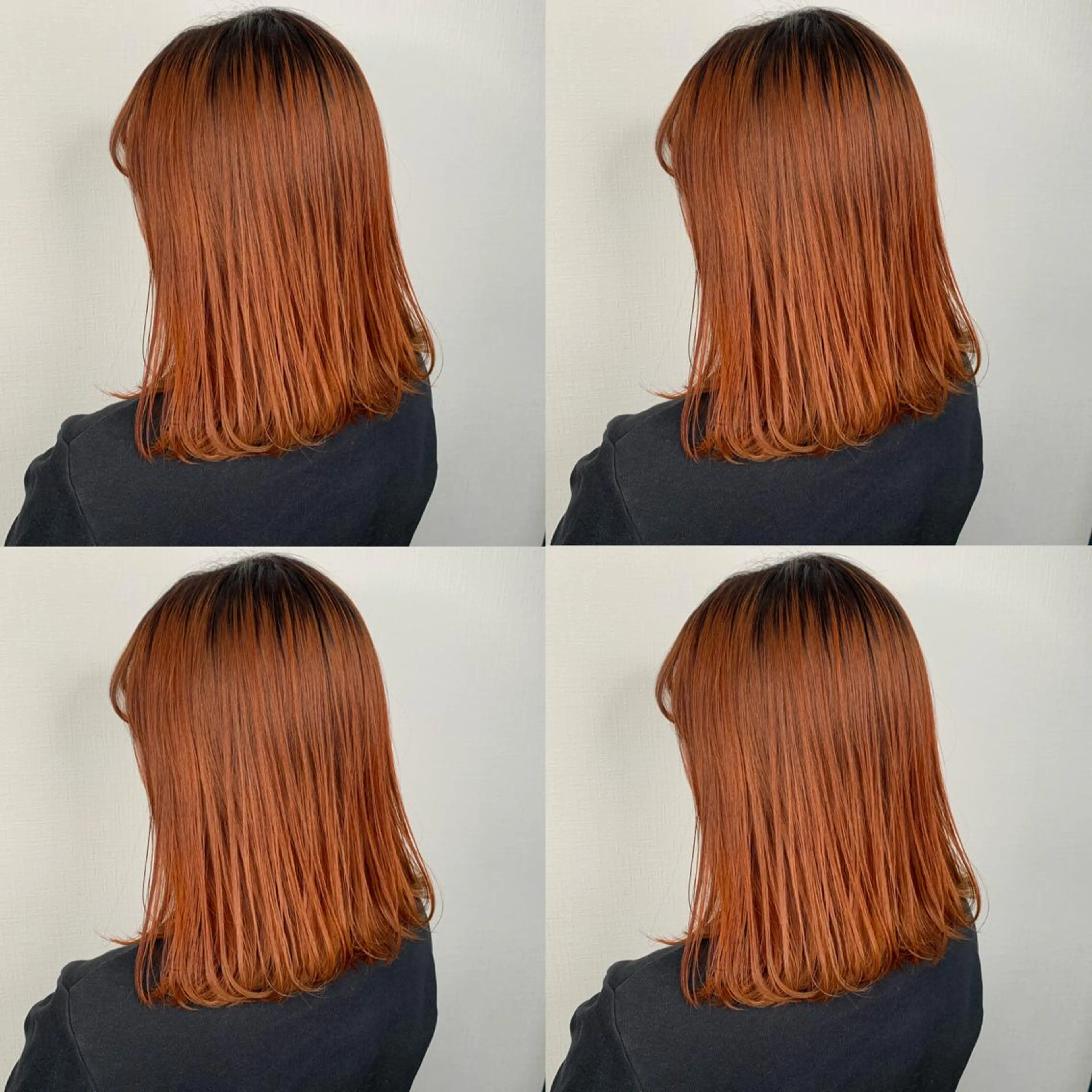 セミロング ヘアカラー 袴田 伊代のヘアスタイル