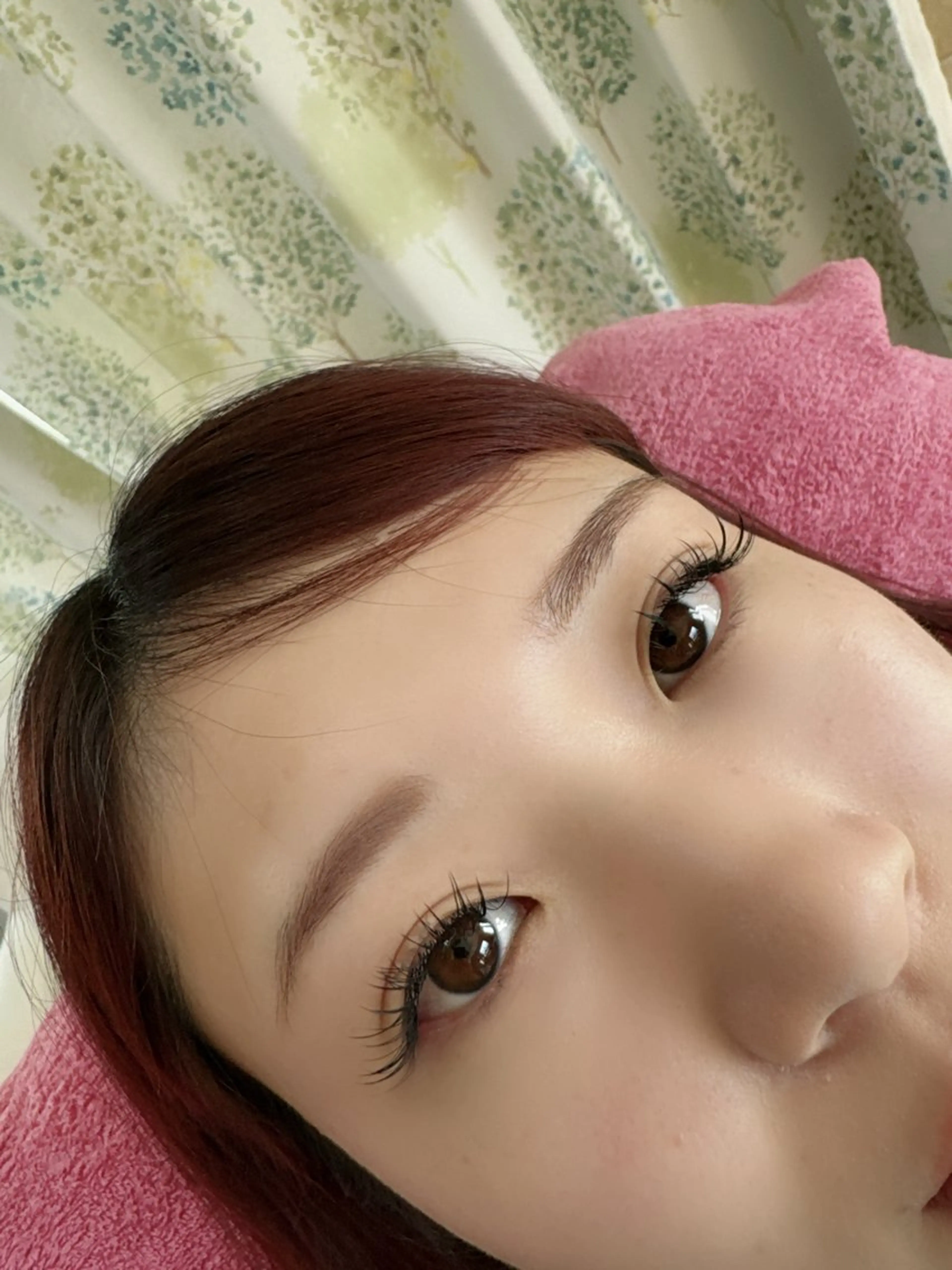 マツエク・マツパ フラットラッシュ 目尻長め 伊藤名紬 マツエク専門のマツエク・マツパデザイン