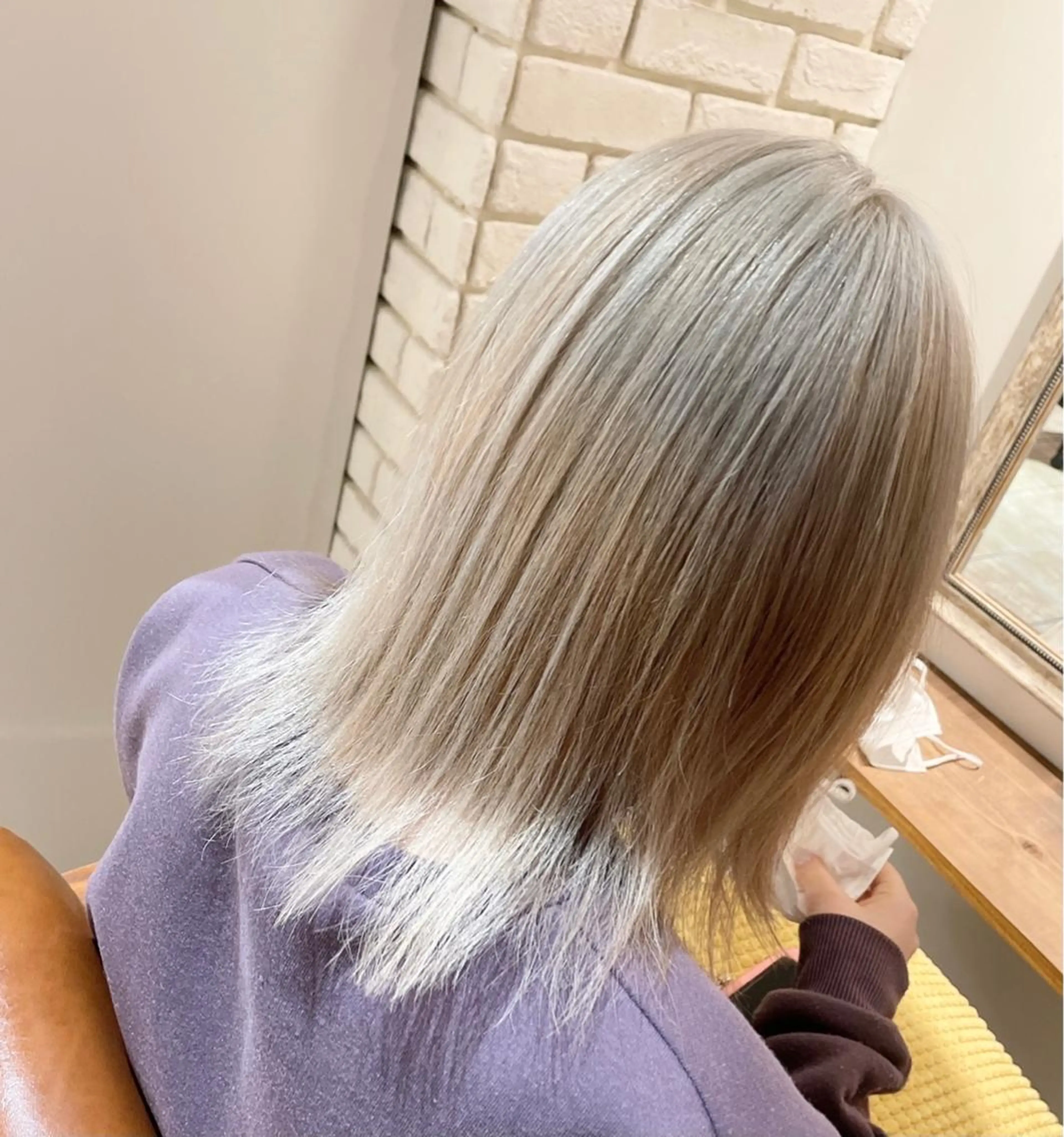セミロング 渋谷 ミモザワークス タニグチヨシユキのヘアスタイル