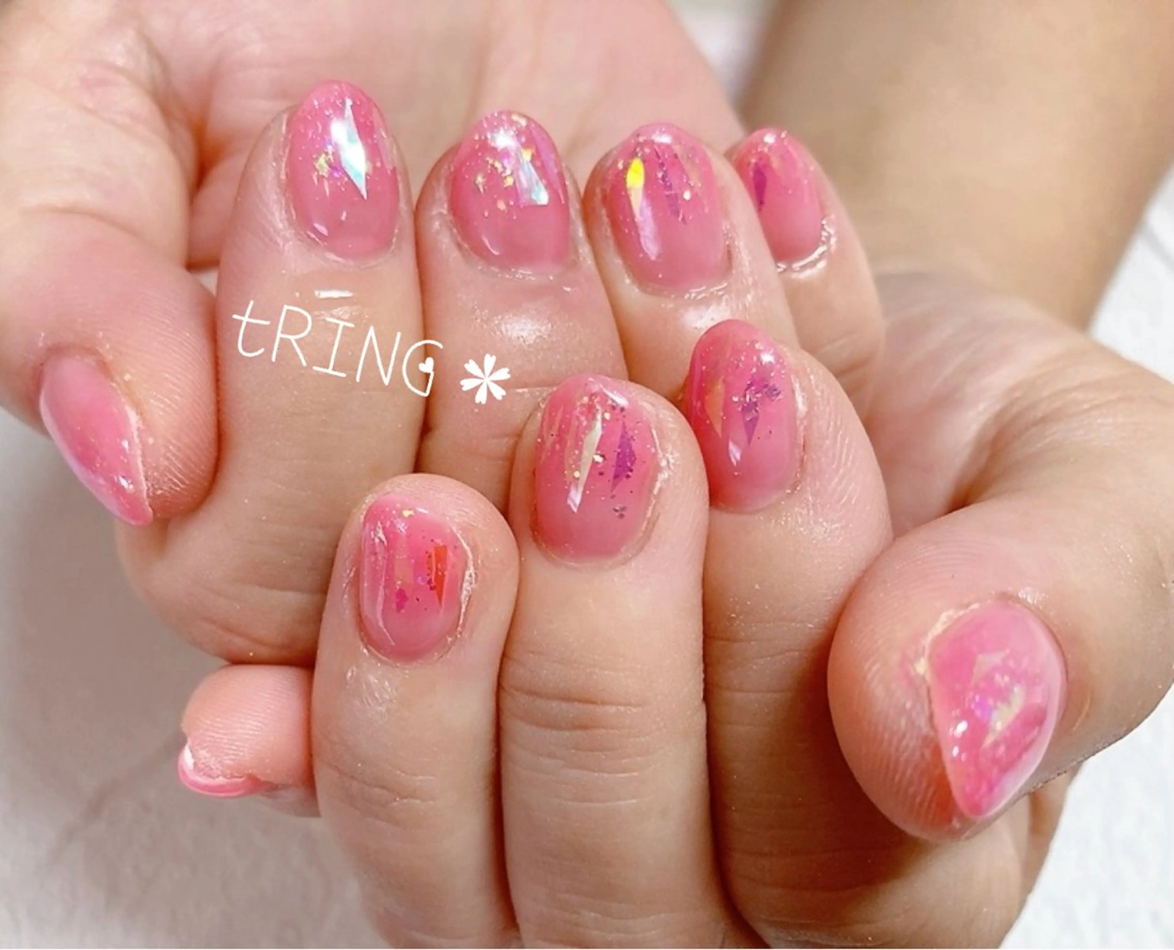 ネイル ハンドネイル tRING＊ しいの木台のネイルデザイン