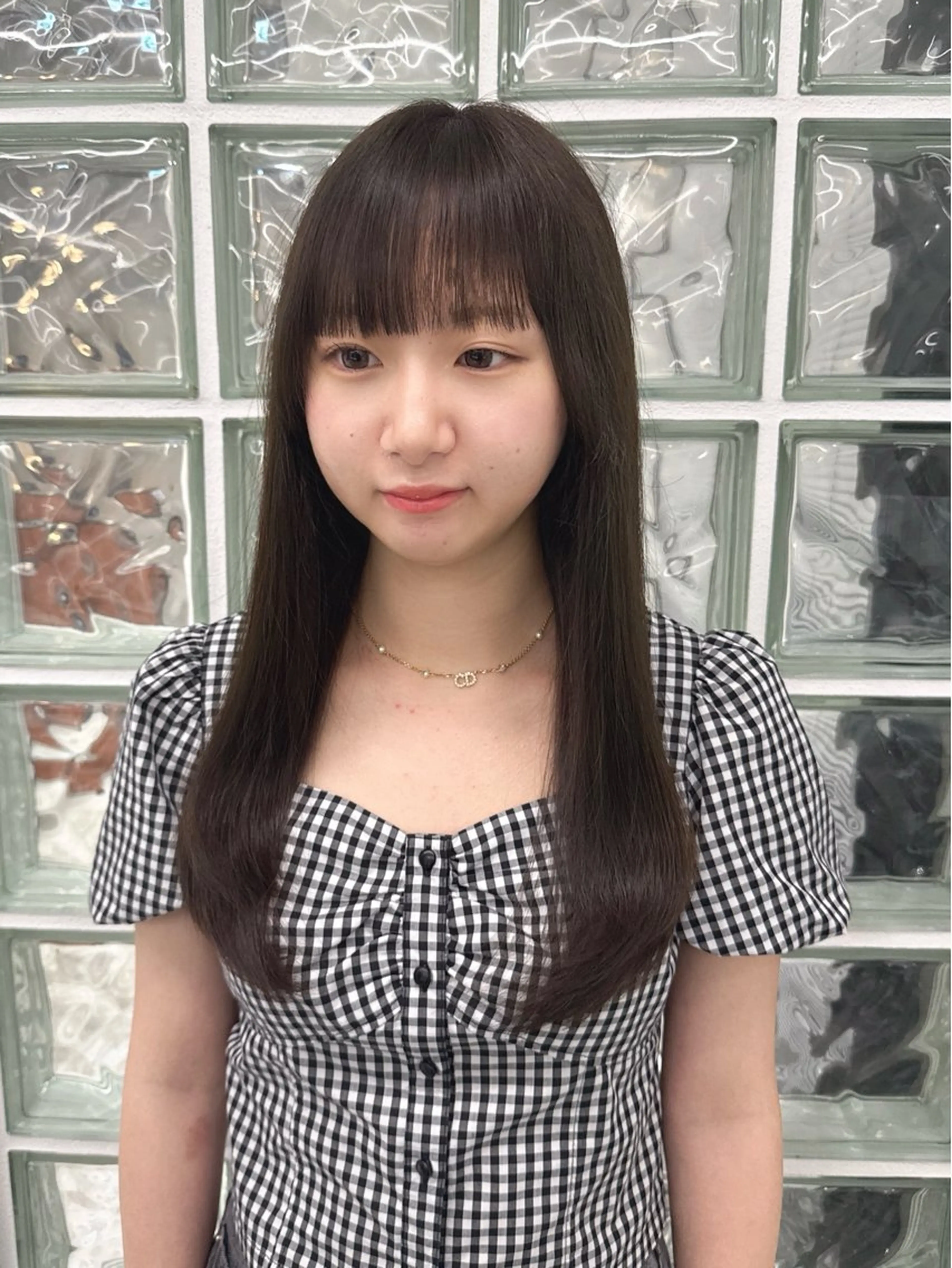 カラー ヘアカラー トリートメント ヘアセット 秋永 鈴のヘアスタイル