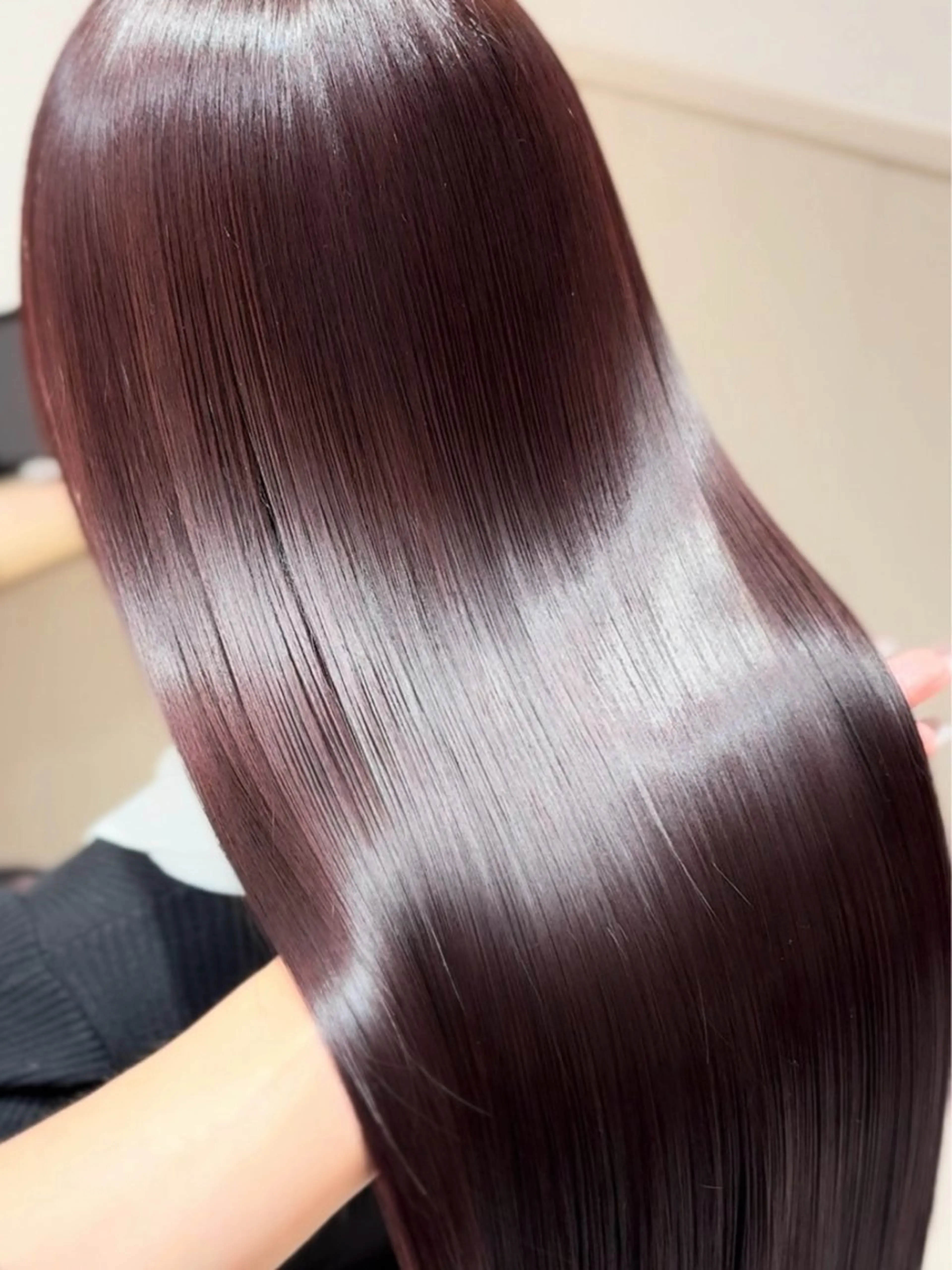 【💖大人気メニュー！！叶う艶髪✨️🪄︎︎🎀】カット+カラー+髪質改善トリートメントの写真