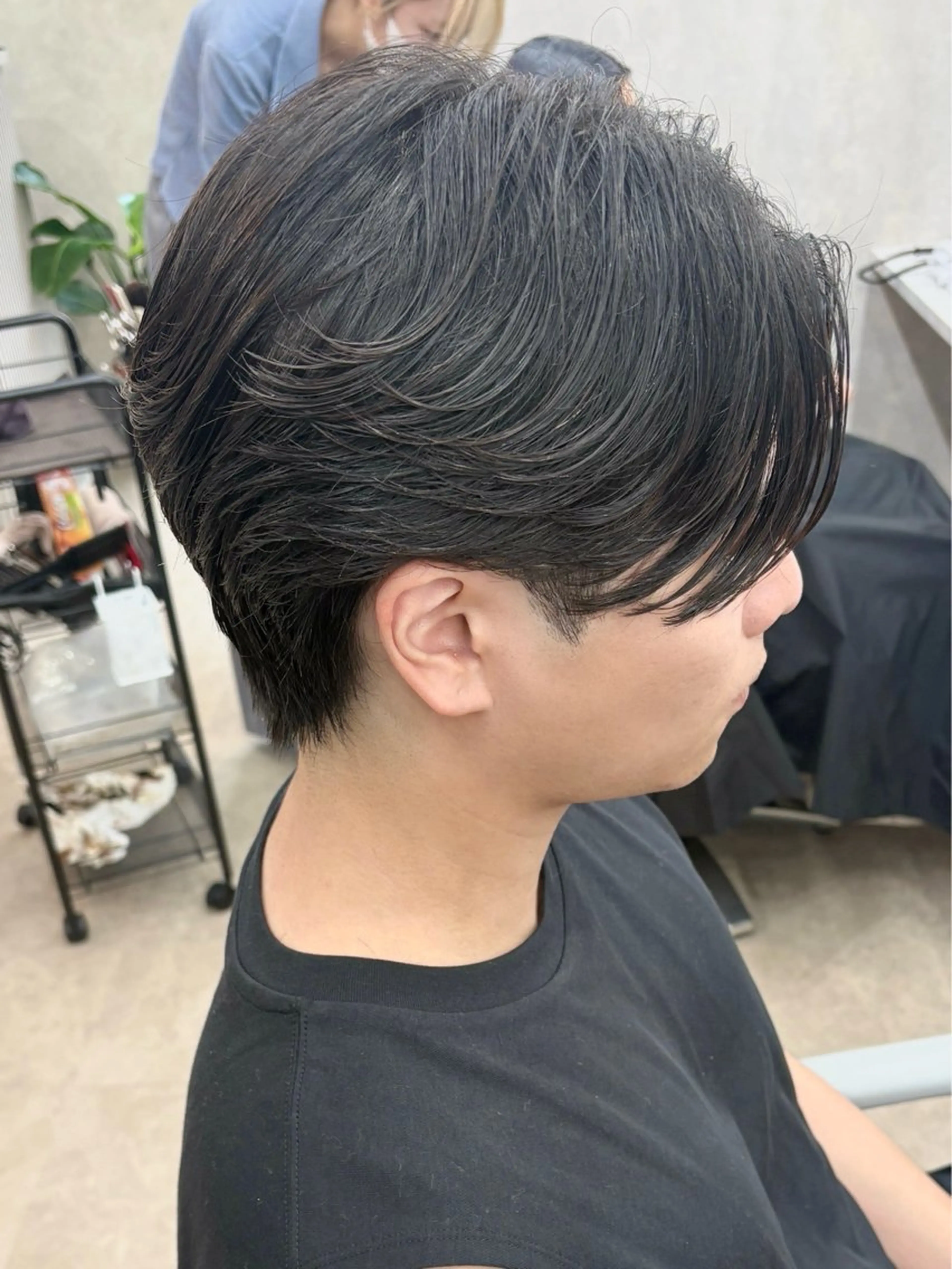 パーマ メンズ カット パーマ 🧸韓国ヘア/メンズ KURUMI🤍のヘアスタイル