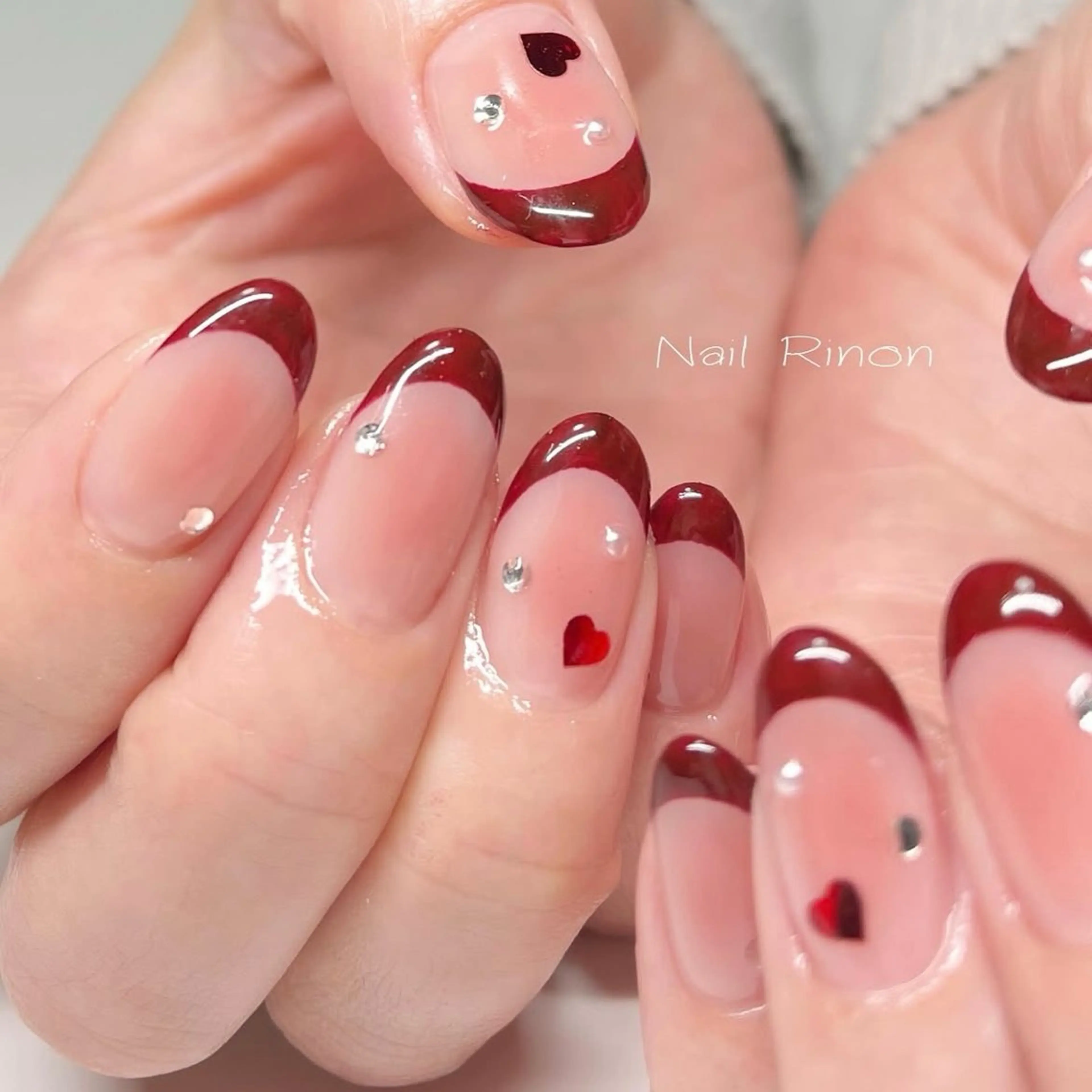 ネイル バレンタイン Nail Rinonのネイルデザイン