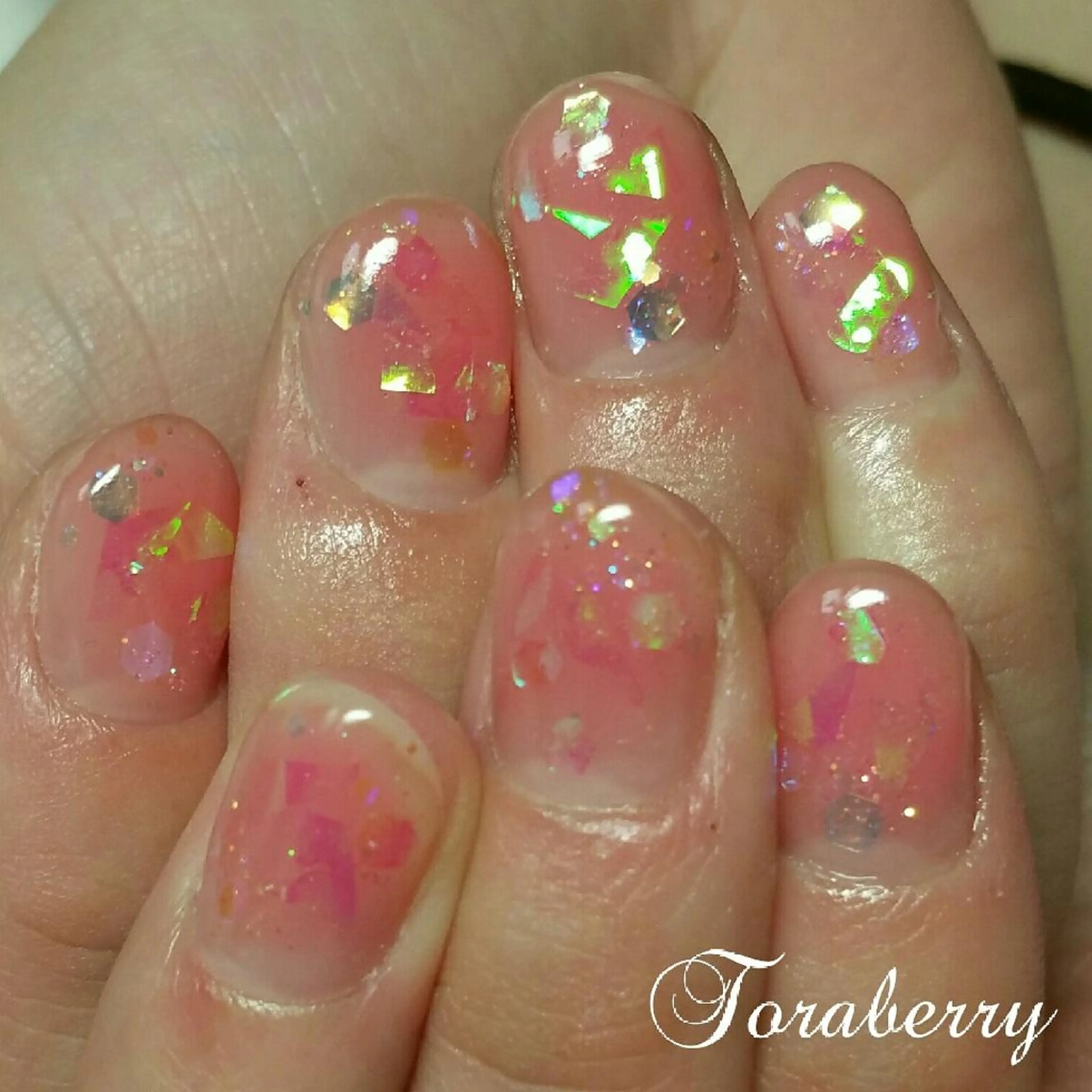 ネイル チークネイル ネイリスト なつみのネイルデザイン