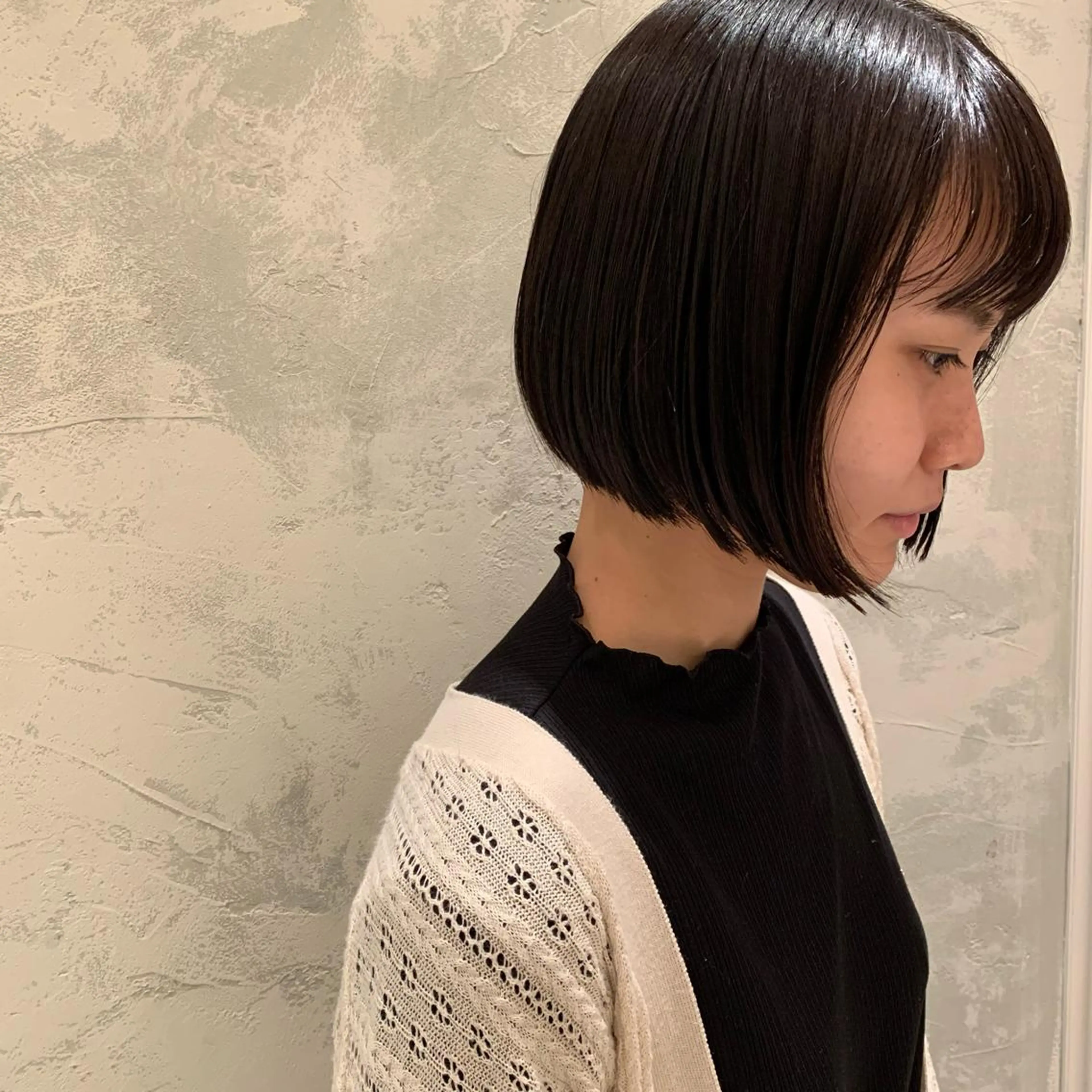ミディアム ヘアカラー トリートメント GO TODAY SHAiRE SALON所属・SAKINO． ベージュカラーのヘアスタイル