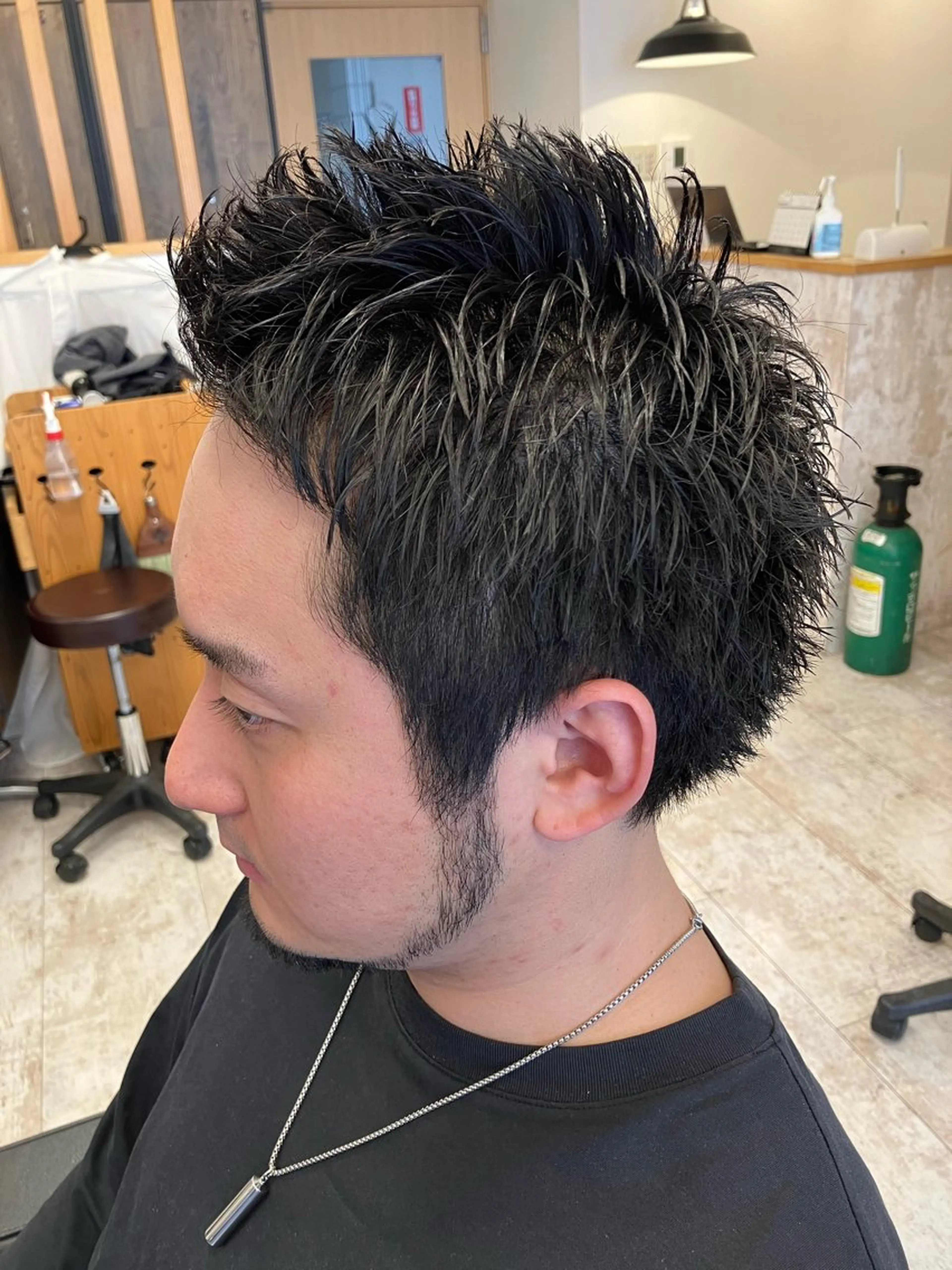 ショート メンズ カット メンズ特化/パーマ/ フェードWATARUのヘアスタイル