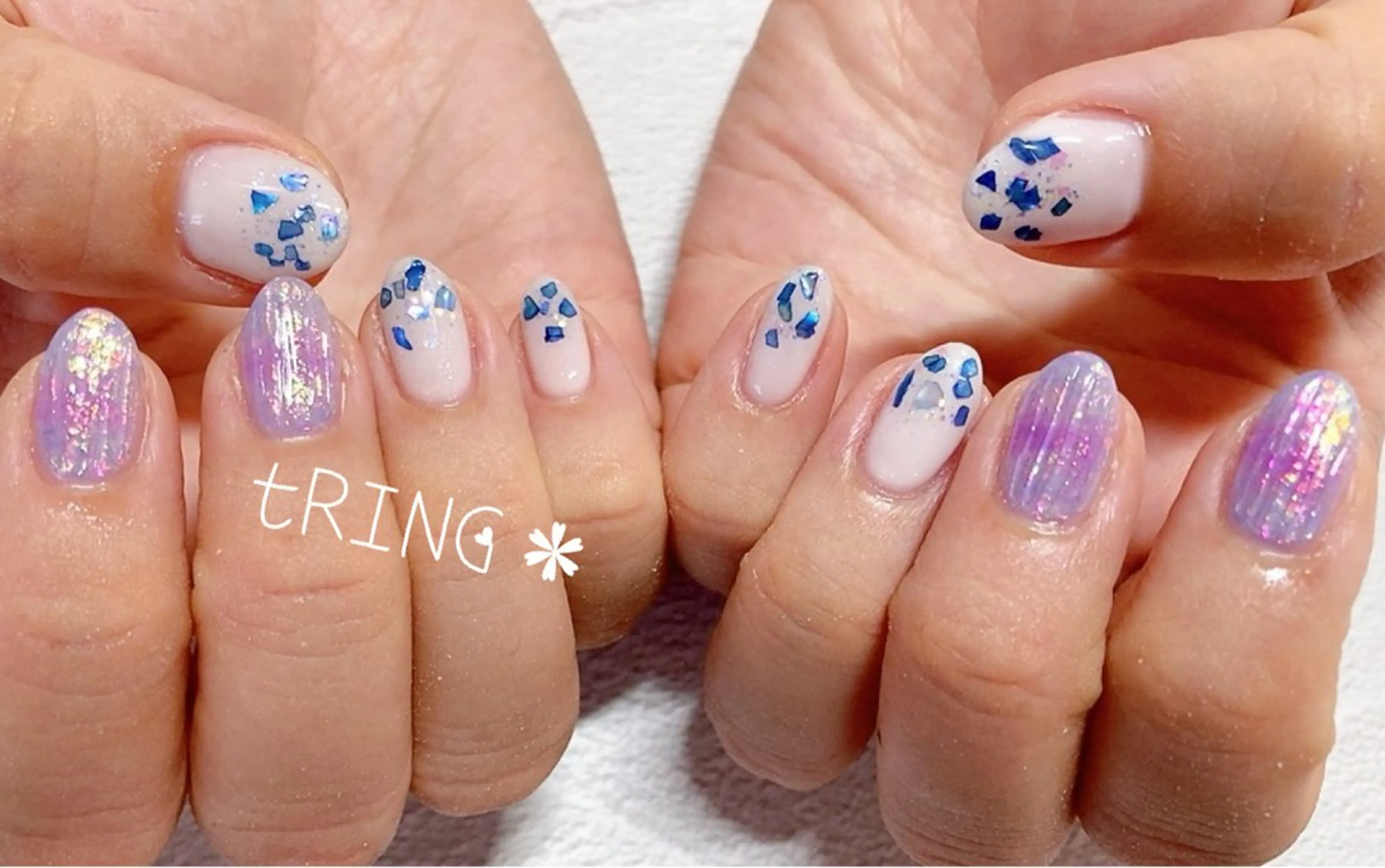 ネイル ハンドネイル tRING* しいの木台のネイルデザイン