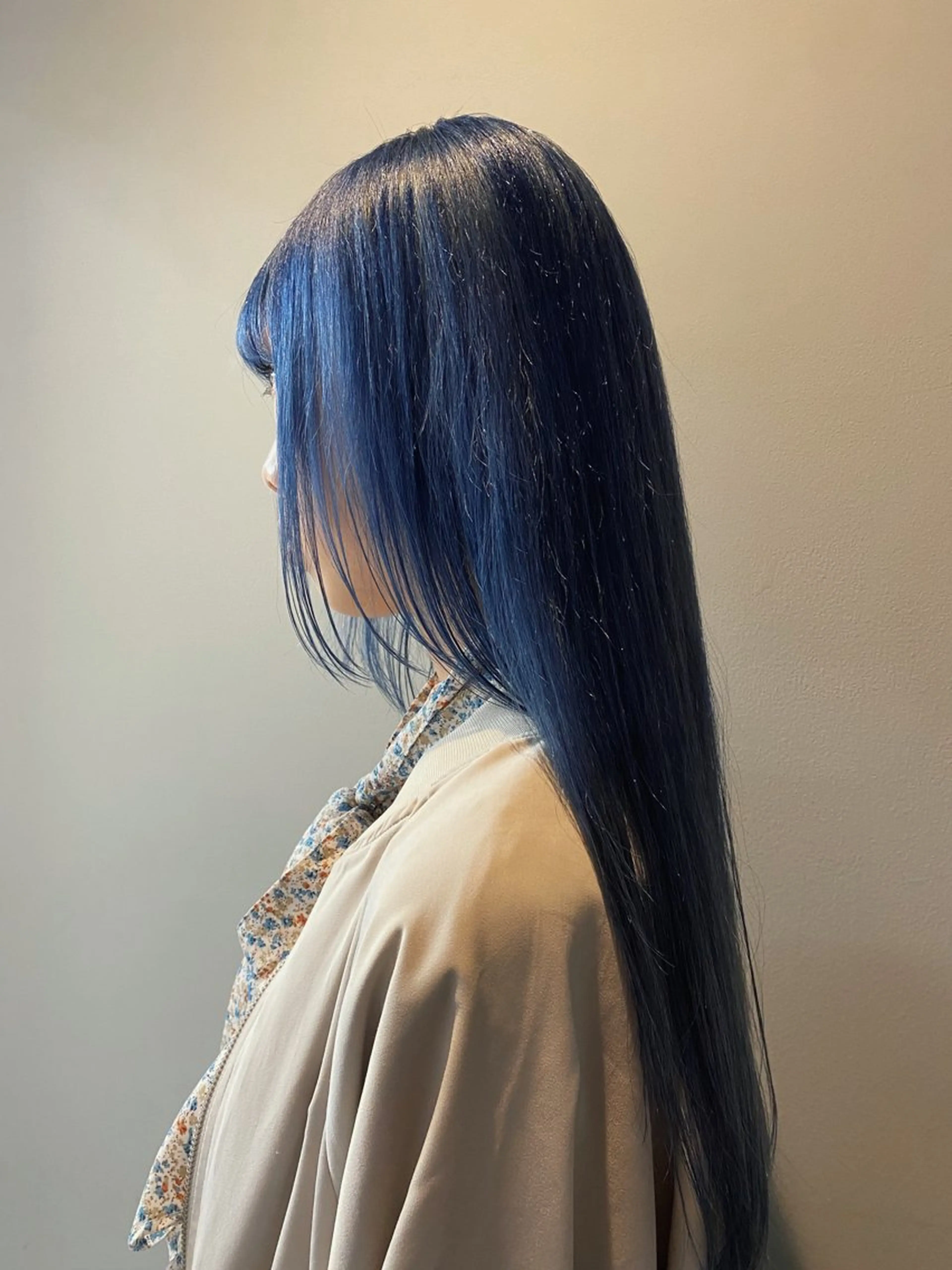 ロング カラー ブリーチ ブルーカラー pole所属・札幌メンズカット✄﻿ 女性目線のヘアのヘアスタイル