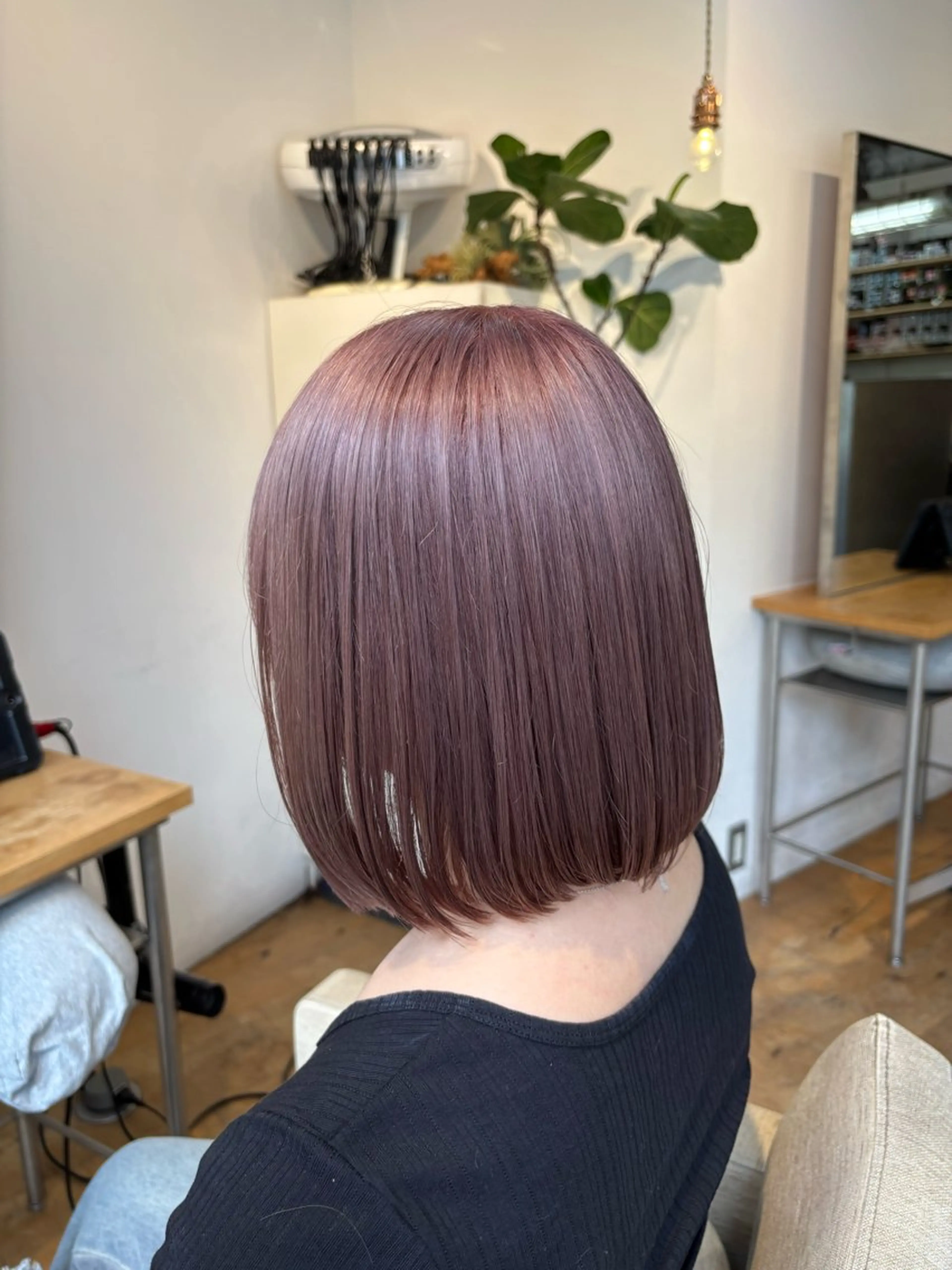 ショート カット ヘアカラー 近江廉/梅田/福島 髪質改善/縮毛矯正のヘアスタイル