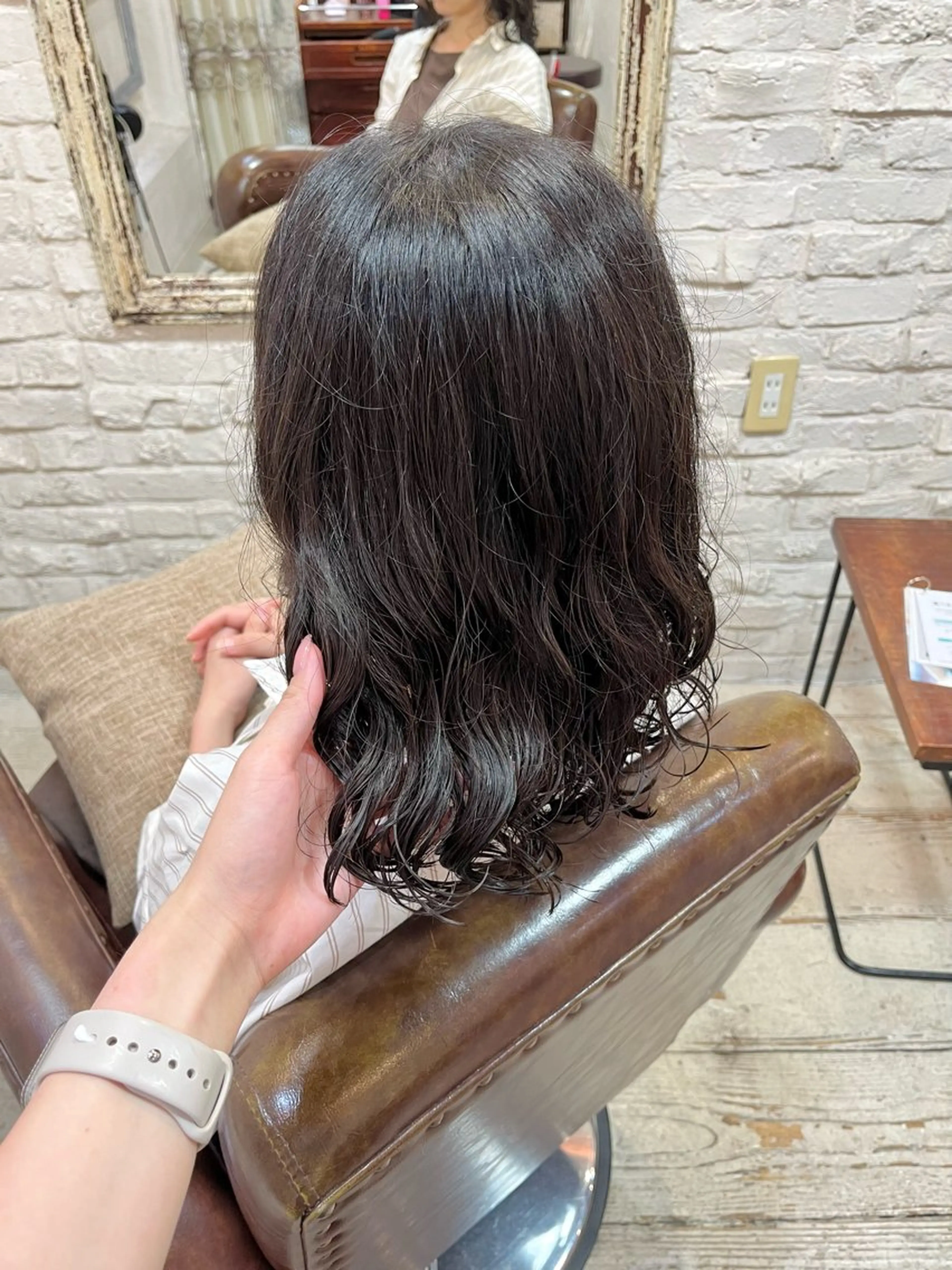 ミディアム ミディアムパーマ Belle 並木通り店所属・rena/ パーマ/カラーのヘアスタイル
