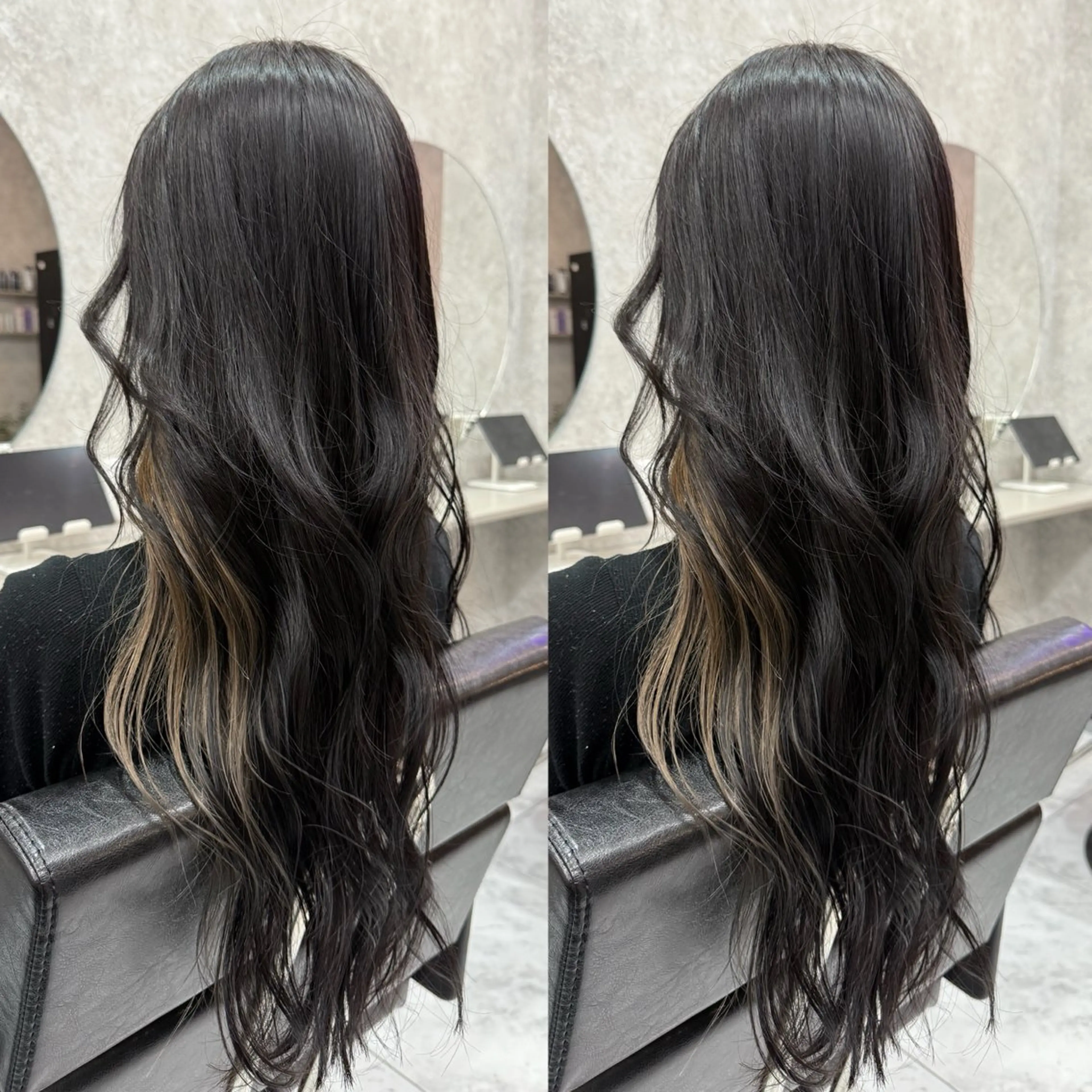 ロング カラー 🌺ハイトーン🌺 矢葺 なぎさ🌺🌺のヘアスタイル