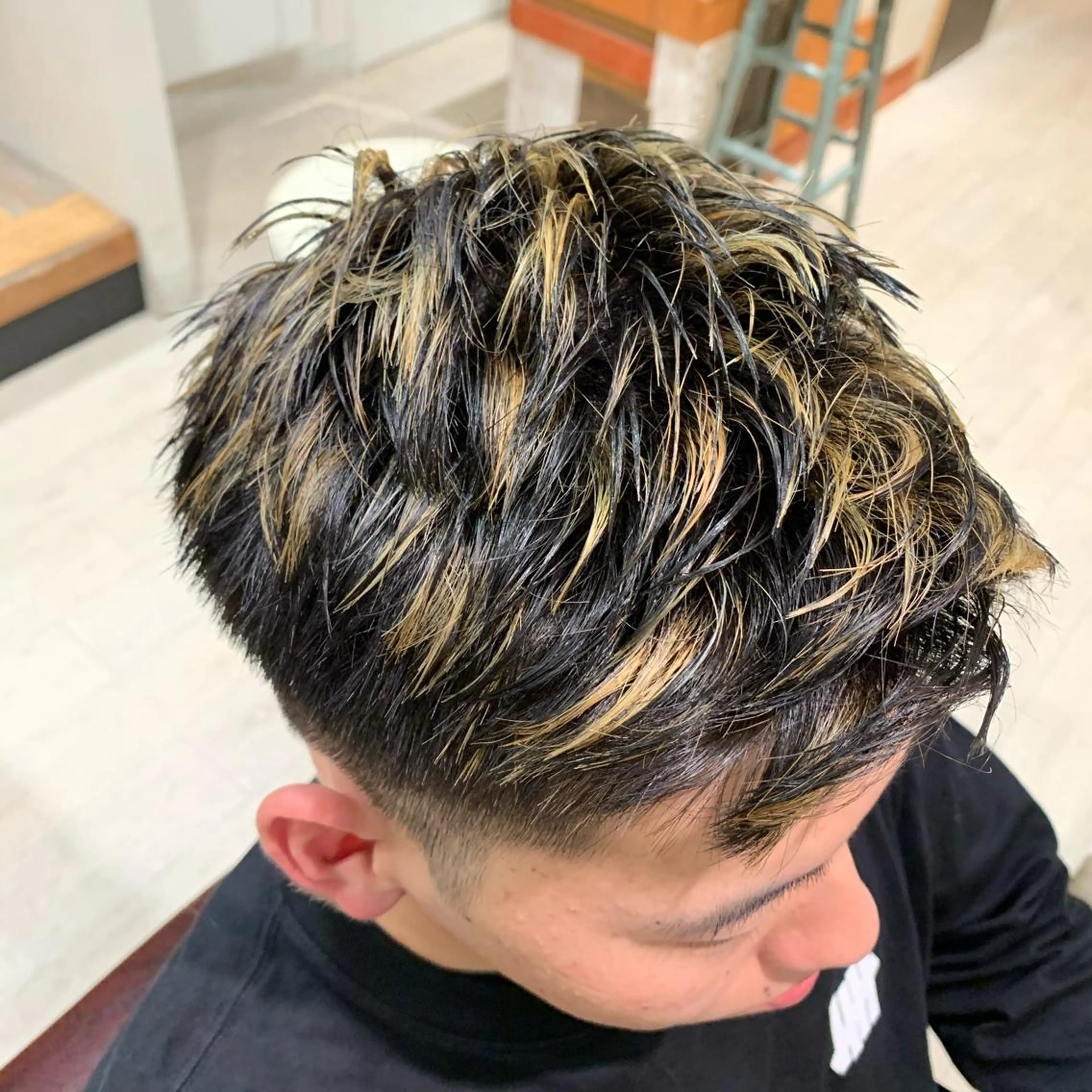 ショート カラー メンズ カット ヘアカラー メンズ指名多数!! SiLO 田島のヘアスタイル