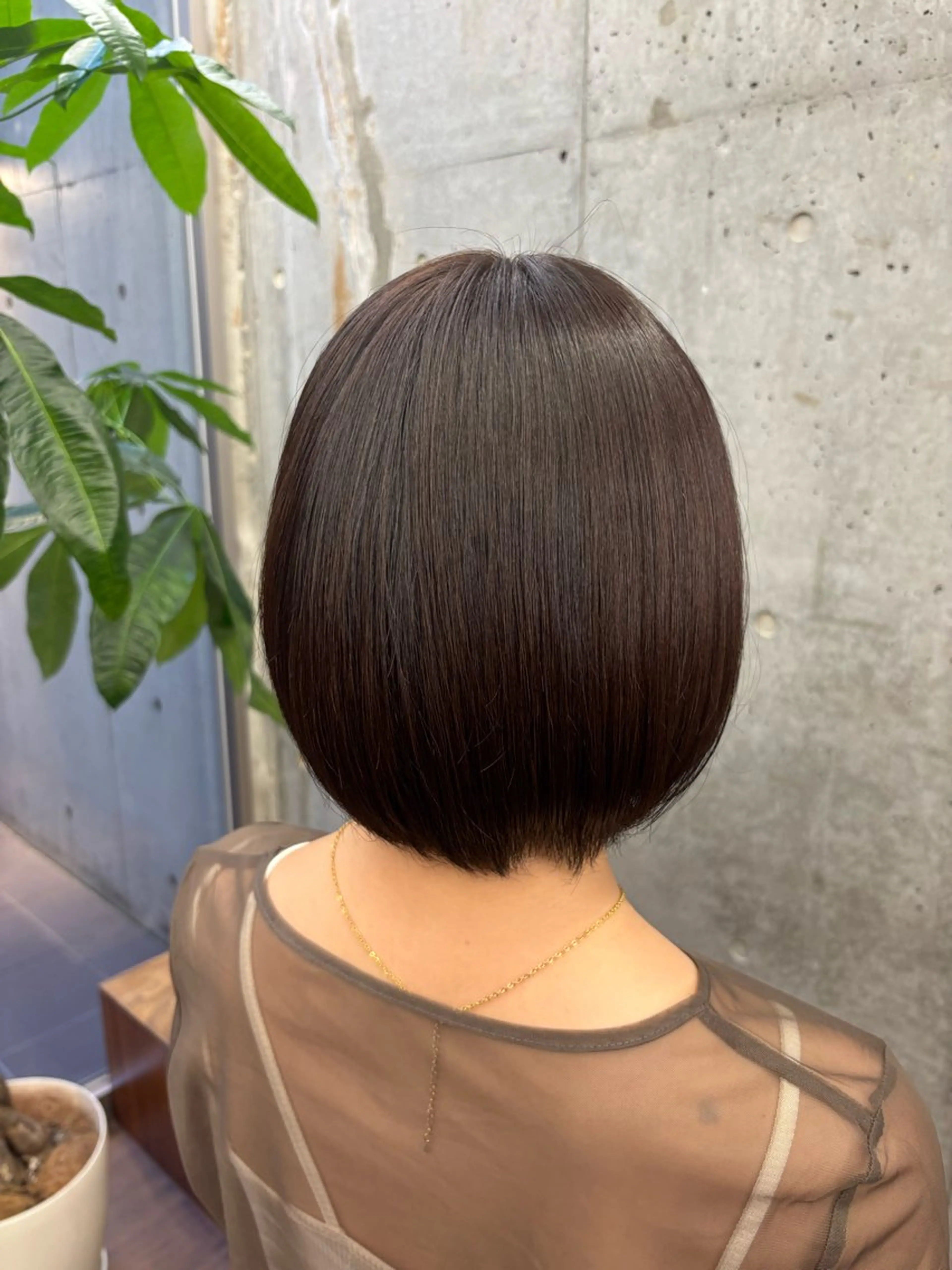 ショート カラー 縮毛矯正 トリートメント ダメージレス艶カラー MISAKI🦋のヘアスタイル