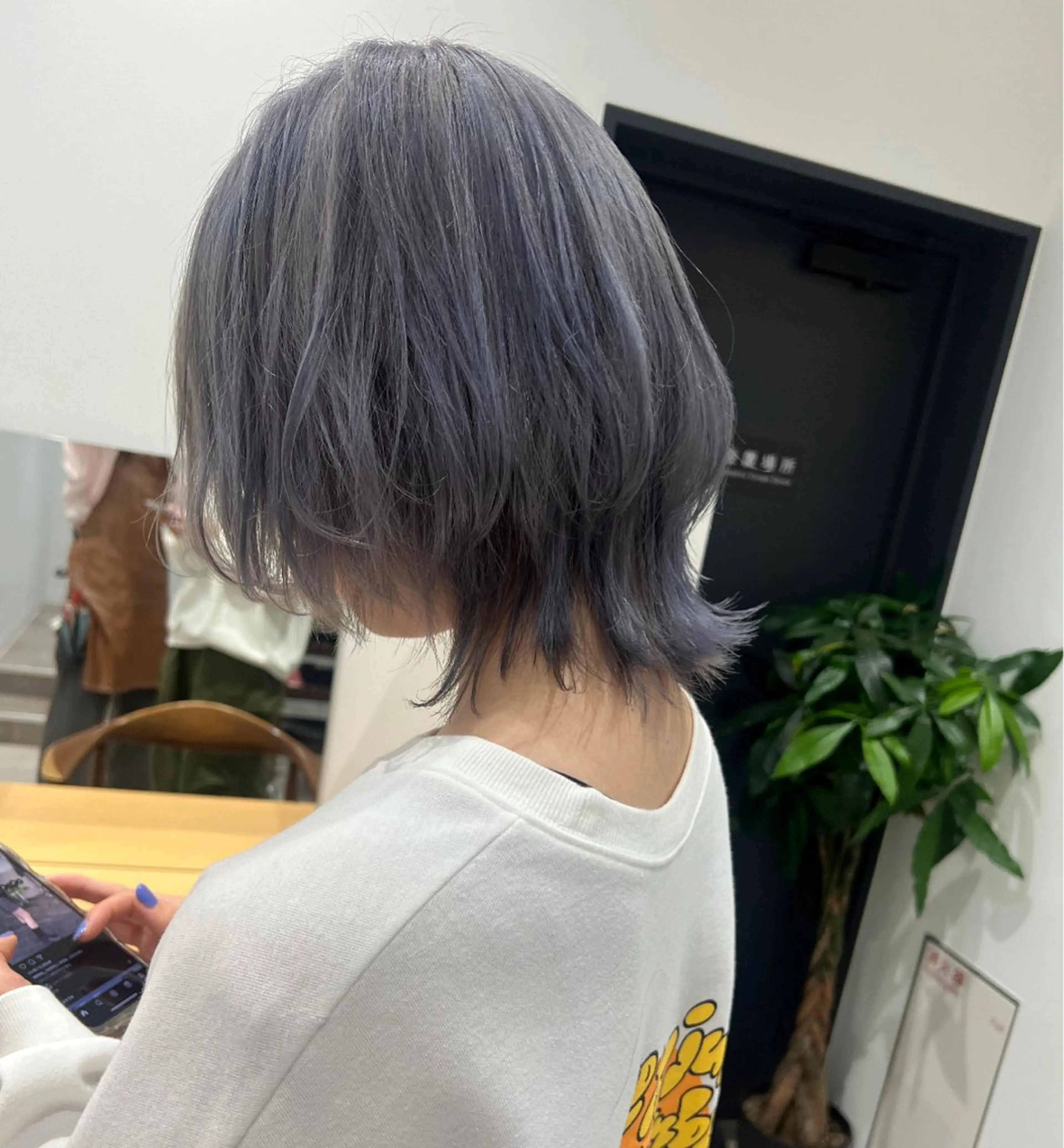 ショート カラー アッシュ シルバー マツエクmarry池袋所属・マツエクモデル無料 marry 池袋秦のマツエク・マツパデザイン