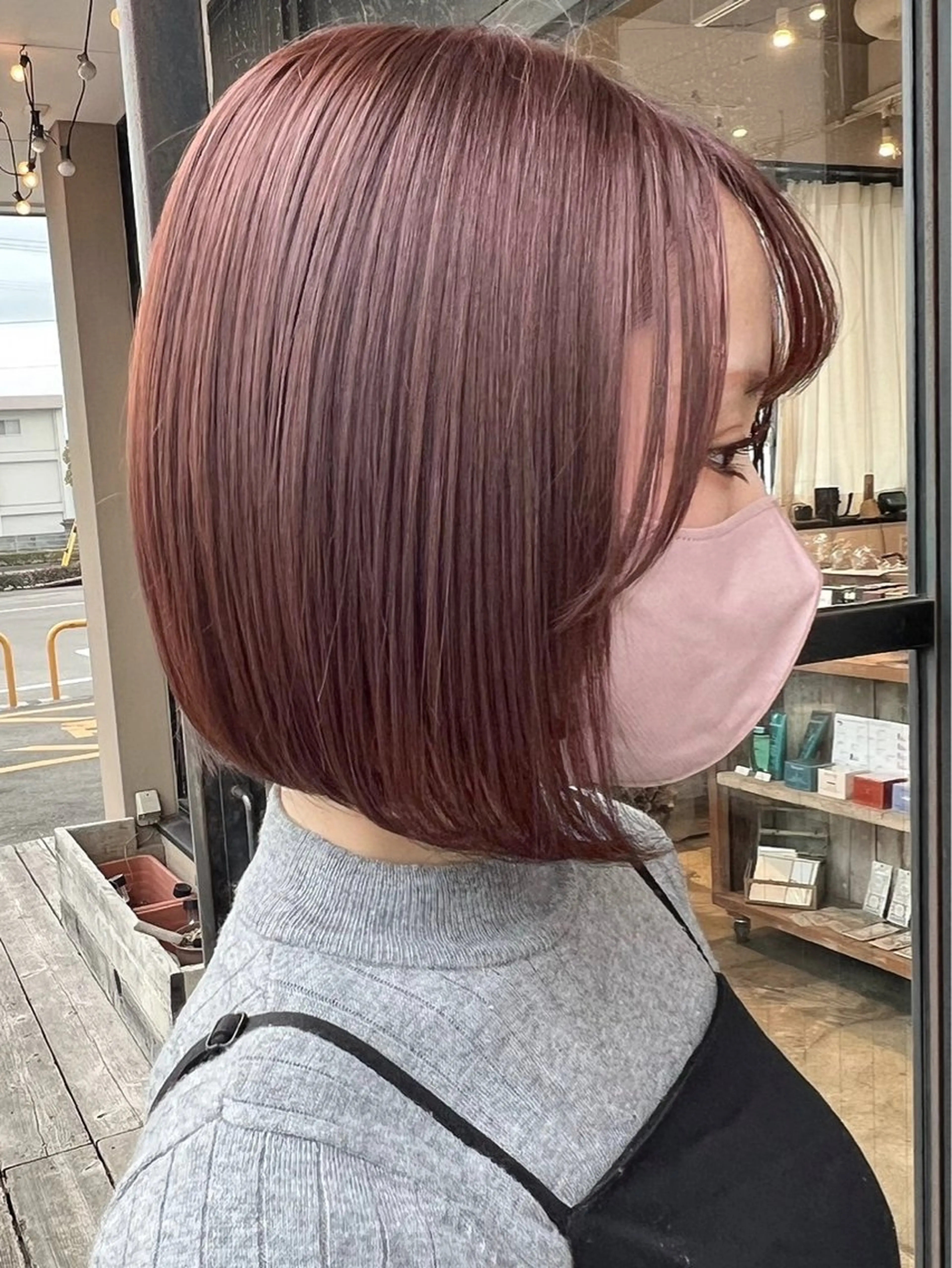 ショート カラー カット ヘアカラー トリートメント 1005mille cinq所属・岸下 理緒のヘアスタイル