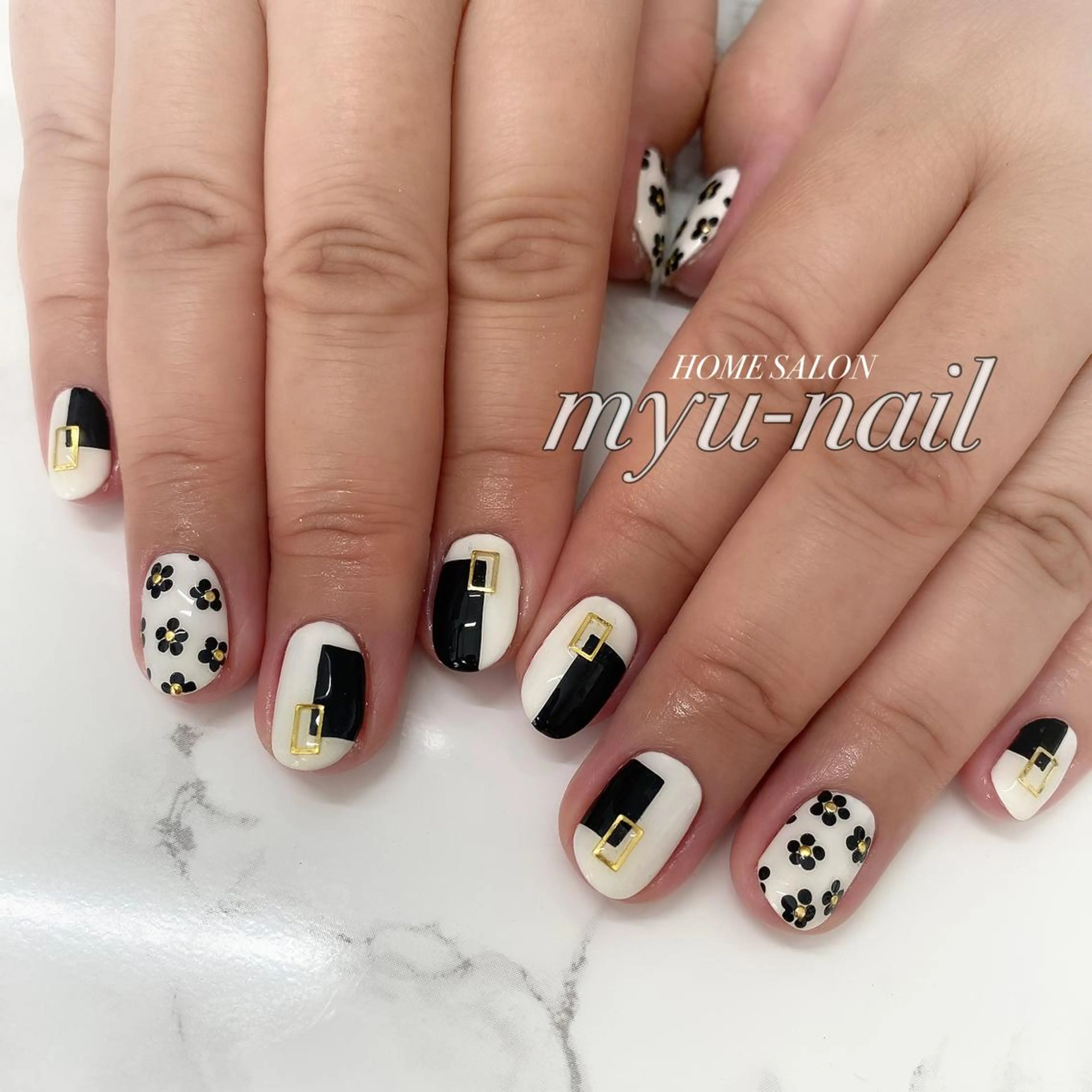 ネイル ハンドネイル ホームサロン myu-nailのネイルデザイン