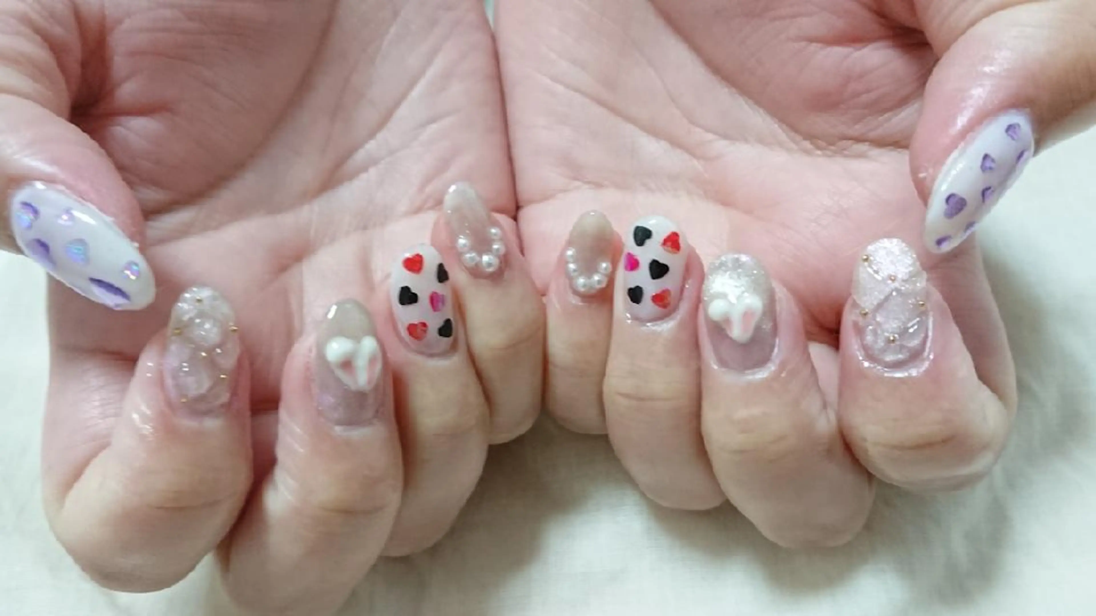 ネイル アートネイル ハンドネイル shellnail さなえのネイルデザイン