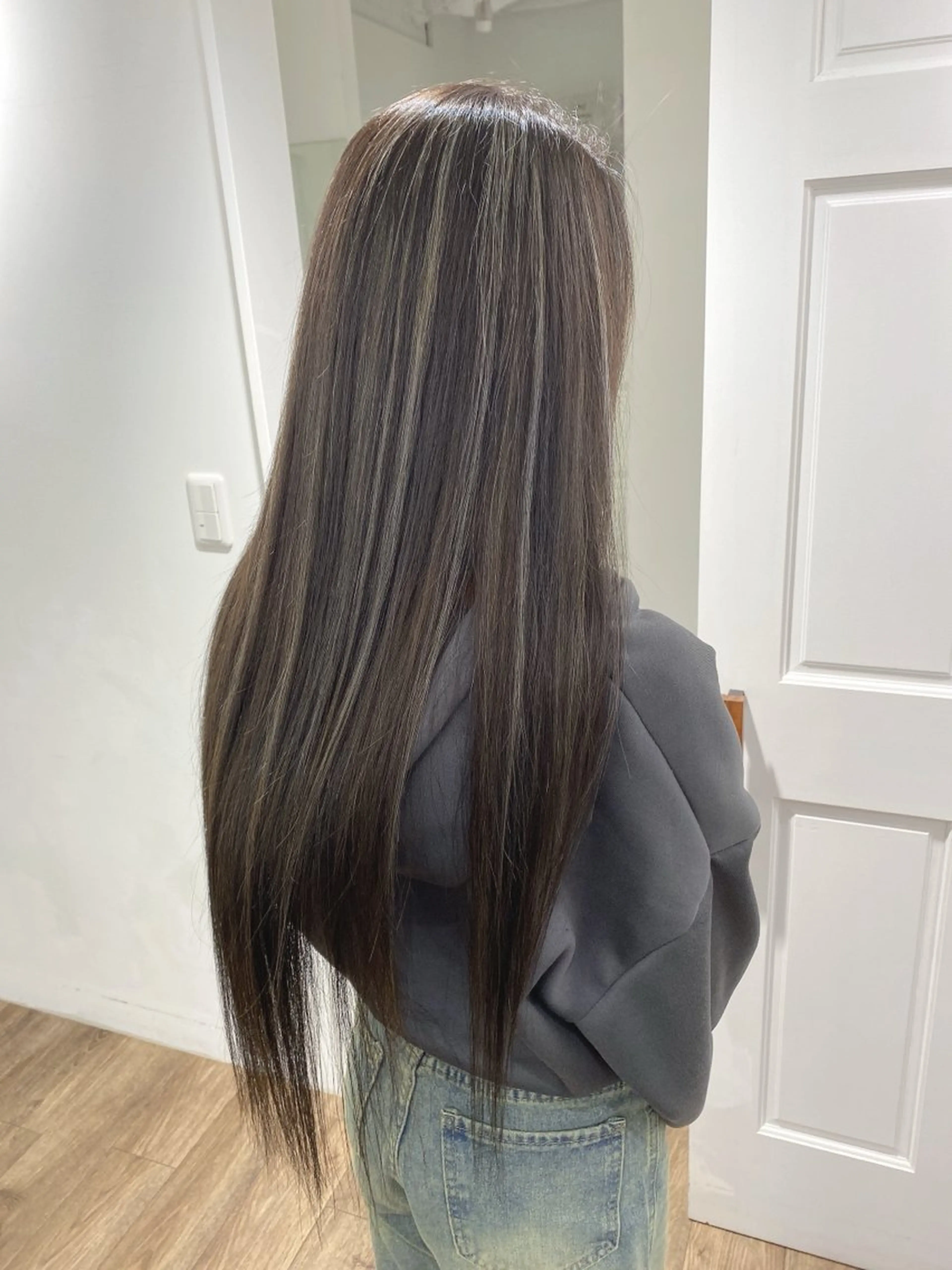 ロング カラー ヘアカラー トリートメント GO TODAY SHAiRE SALON 横須賀所属・ハイライト⭐️上野 高広のヘアスタイル